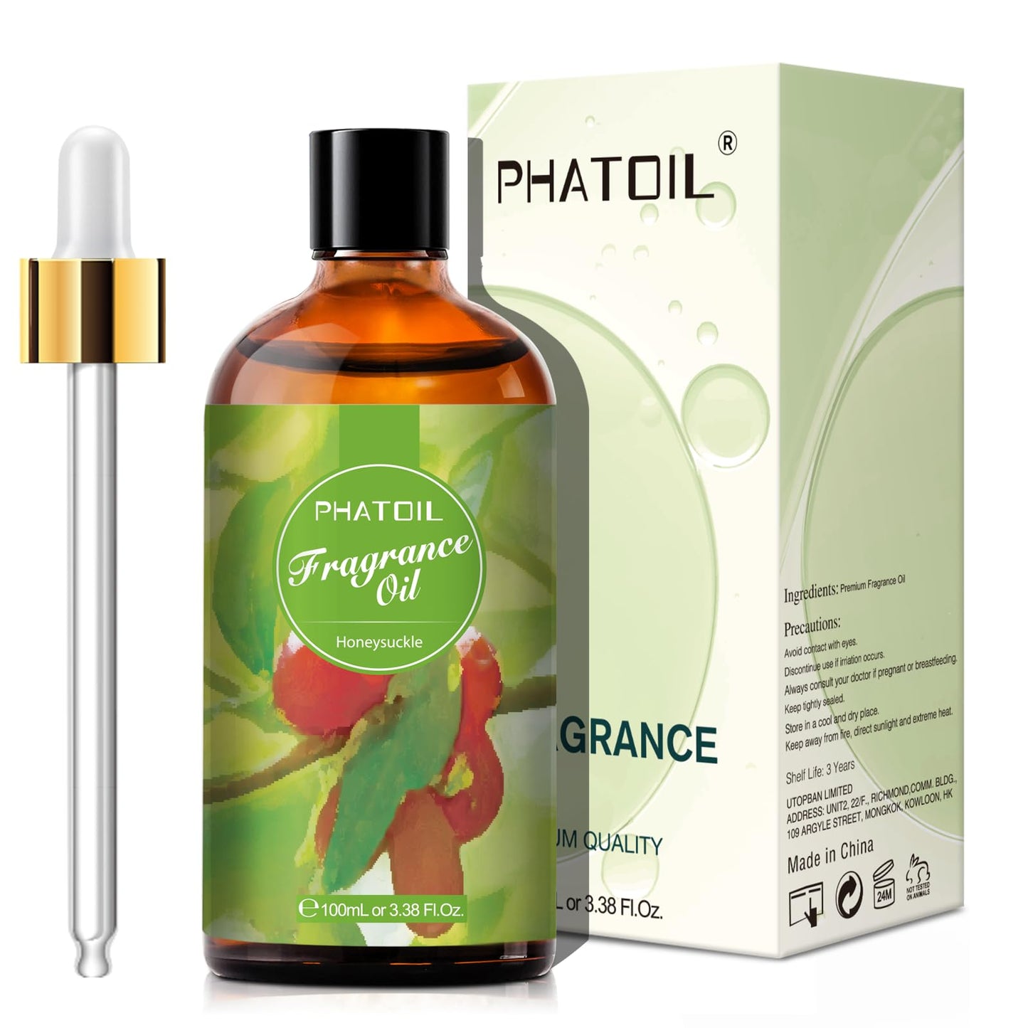 PHATOIL 3.38FL.OZ Coconut & Vanilla Fragrance Oils for Aromatherapy