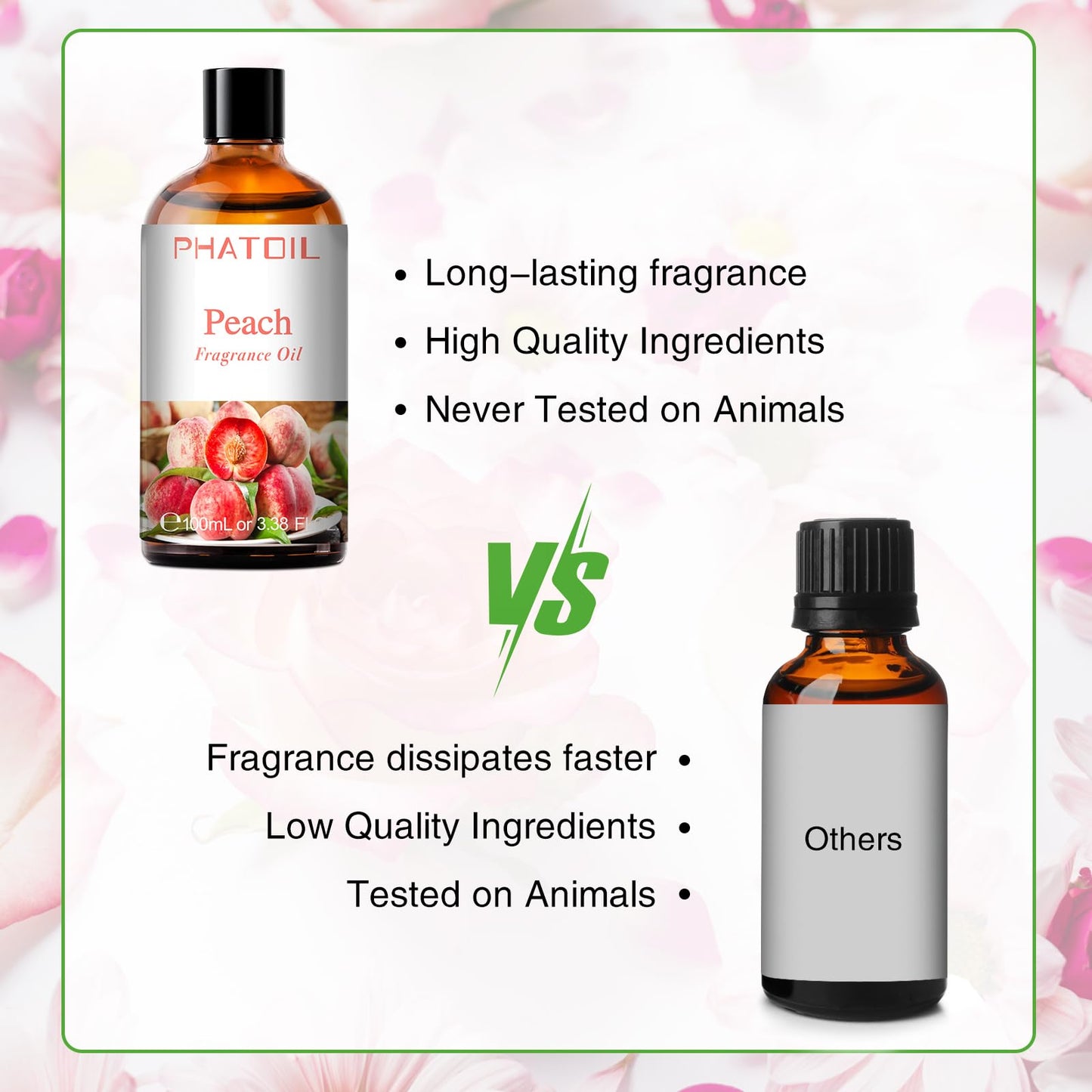 PHATOIL 3.38FL.OZ Coconut & Vanilla Fragrance Oils for Aromatherapy