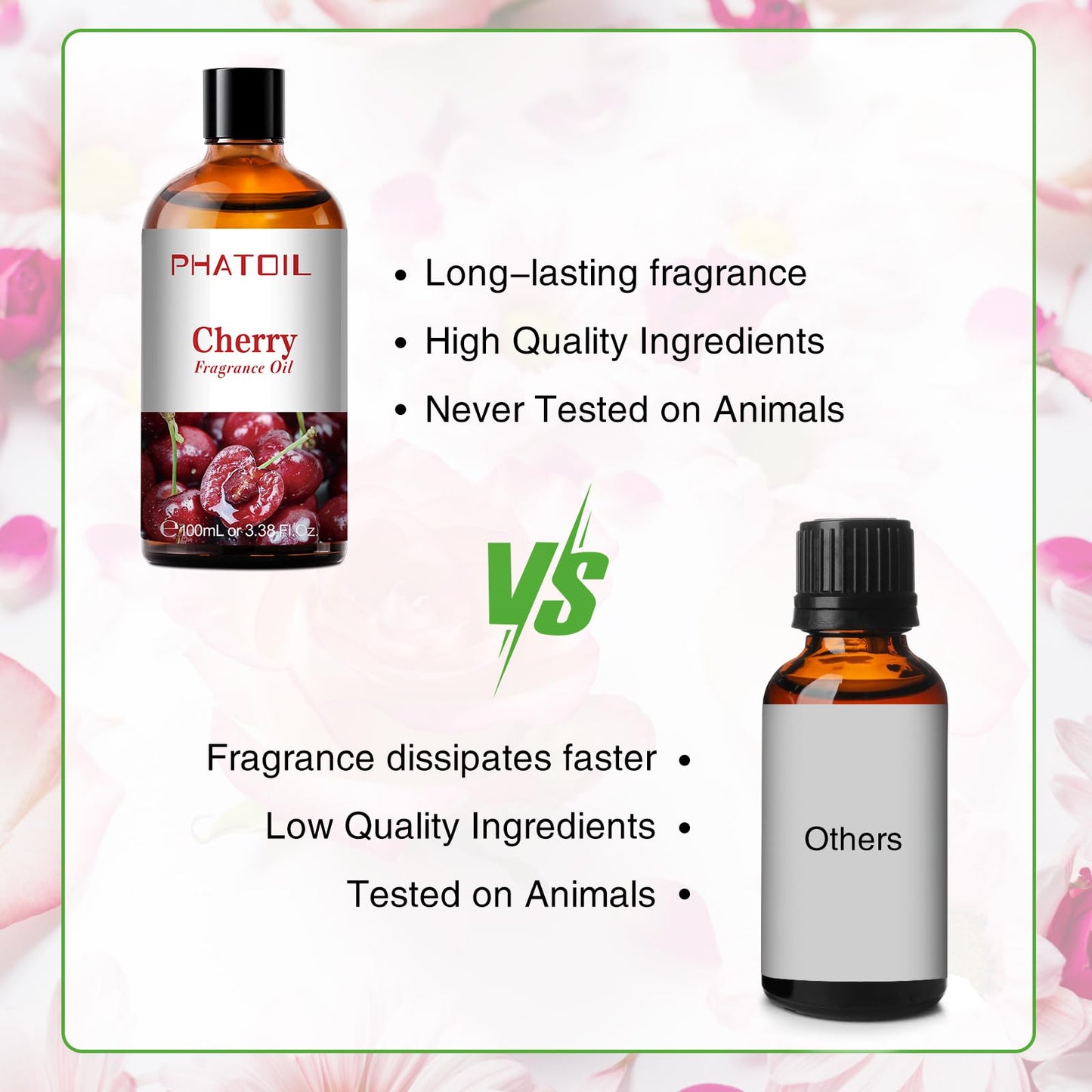 PHATOIL 3.38FL.OZ Coconut & Vanilla Fragrance Oils for Aromatherapy