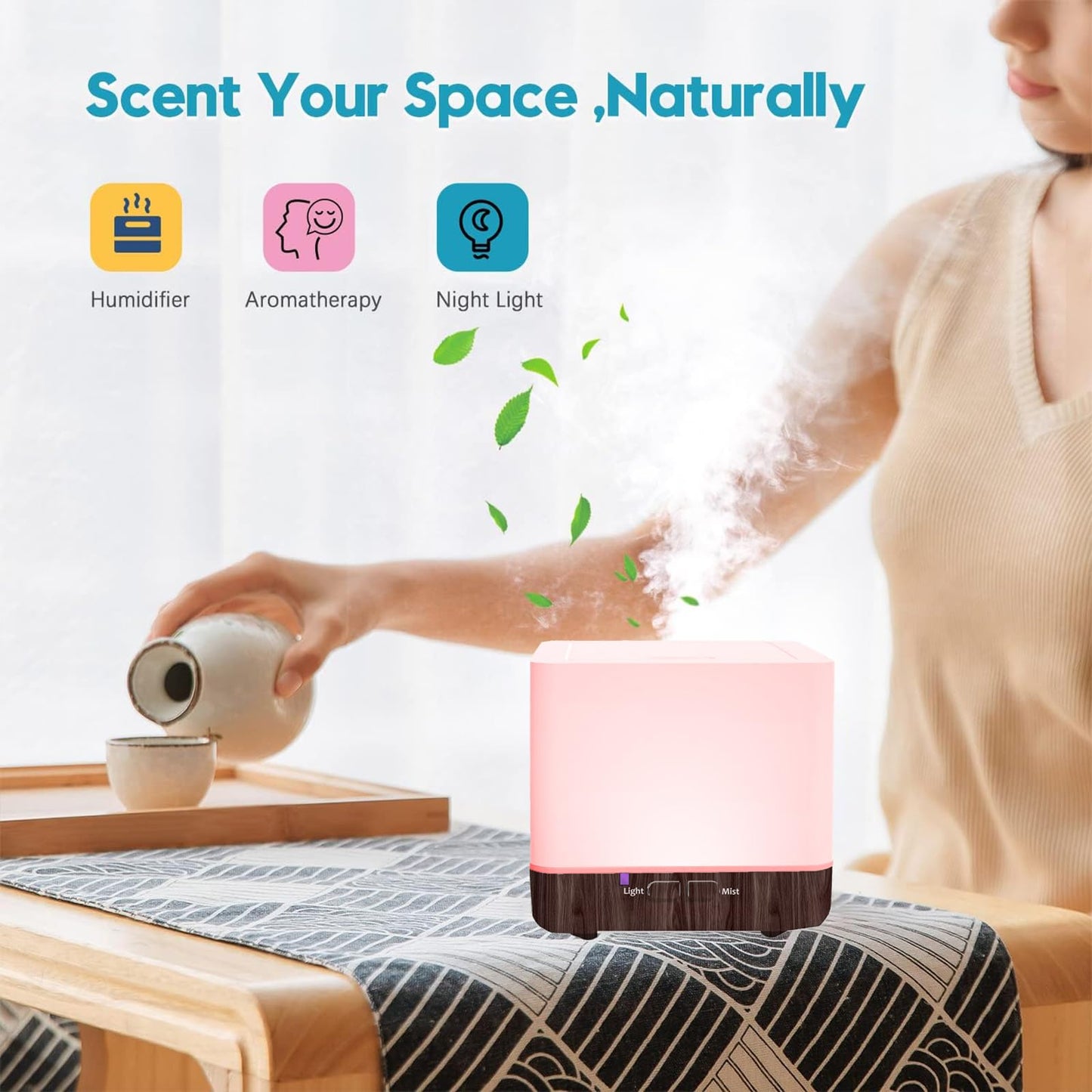 Aromatherapy Diffuser & Diffusers for Home 300ml