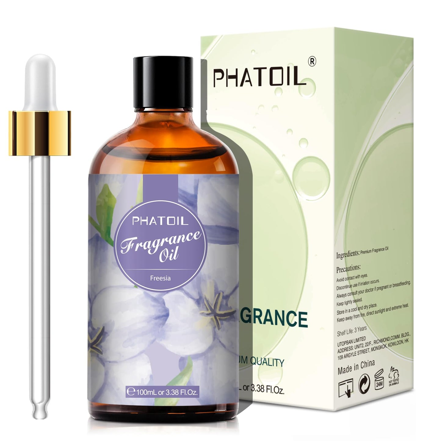 PHATOIL 3.38FL.OZ Coconut & Vanilla Fragrance Oils for Aromatherapy
