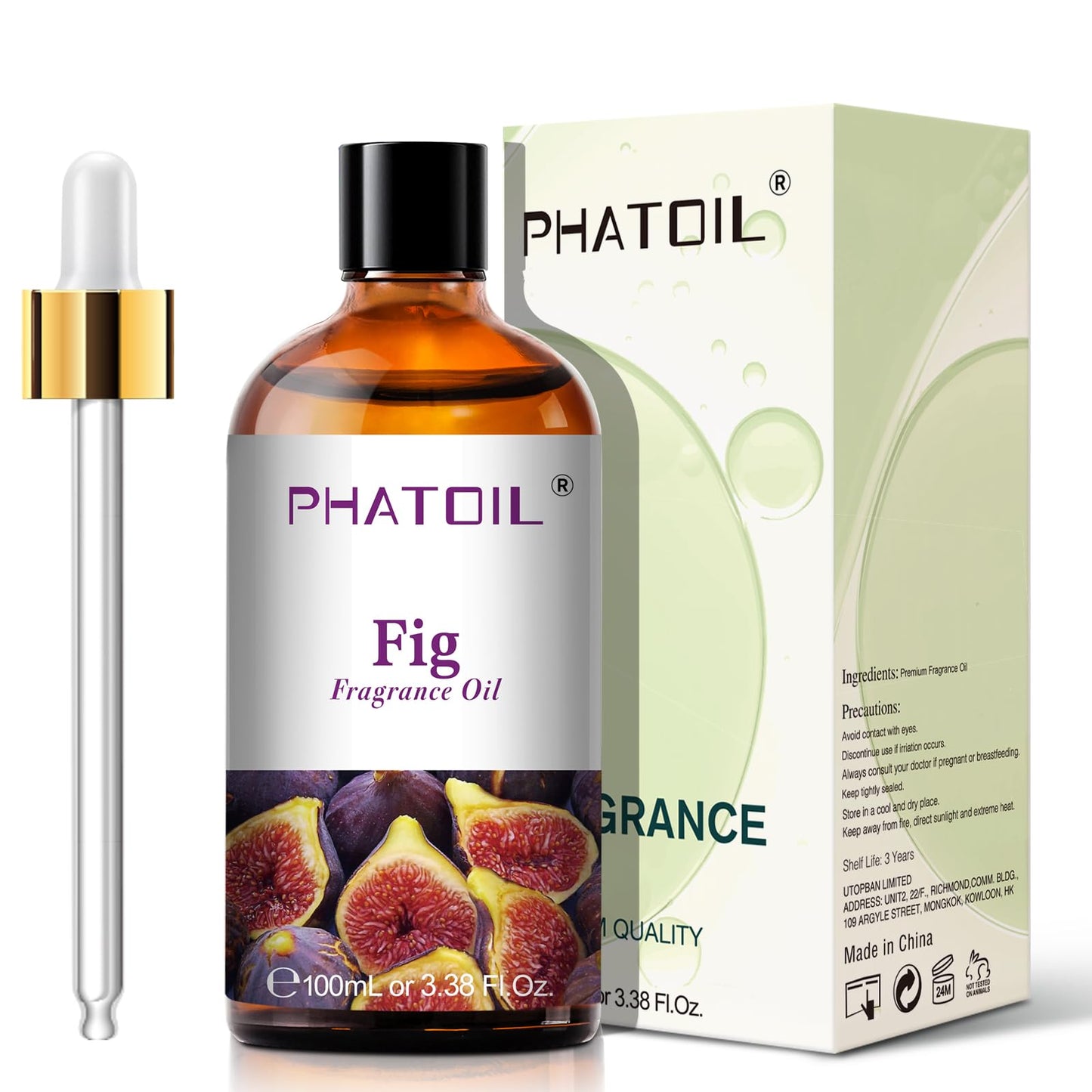 PHATOIL 3.38FL.OZ Coconut & Vanilla Fragrance Oils for Aromatherapy