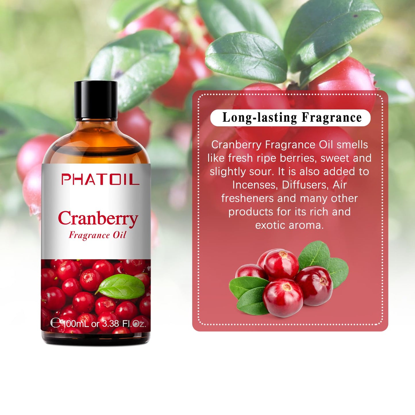 PHATOIL 3.38FL.OZ Coconut & Vanilla Fragrance Oils for Aromatherapy