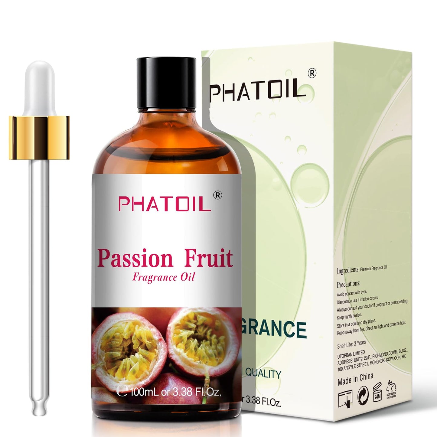 PHATOIL 3.38FL.OZ Coconut & Vanilla Fragrance Oils for Aromatherapy