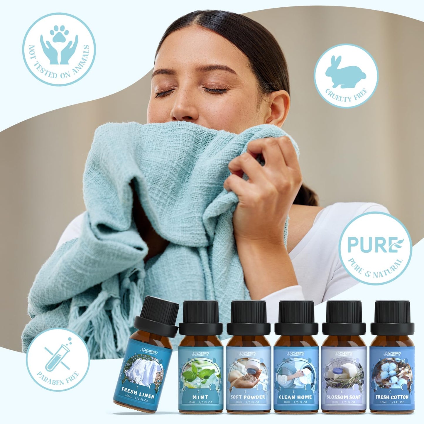 SALUBRITO Clean Fragrance Oils Set