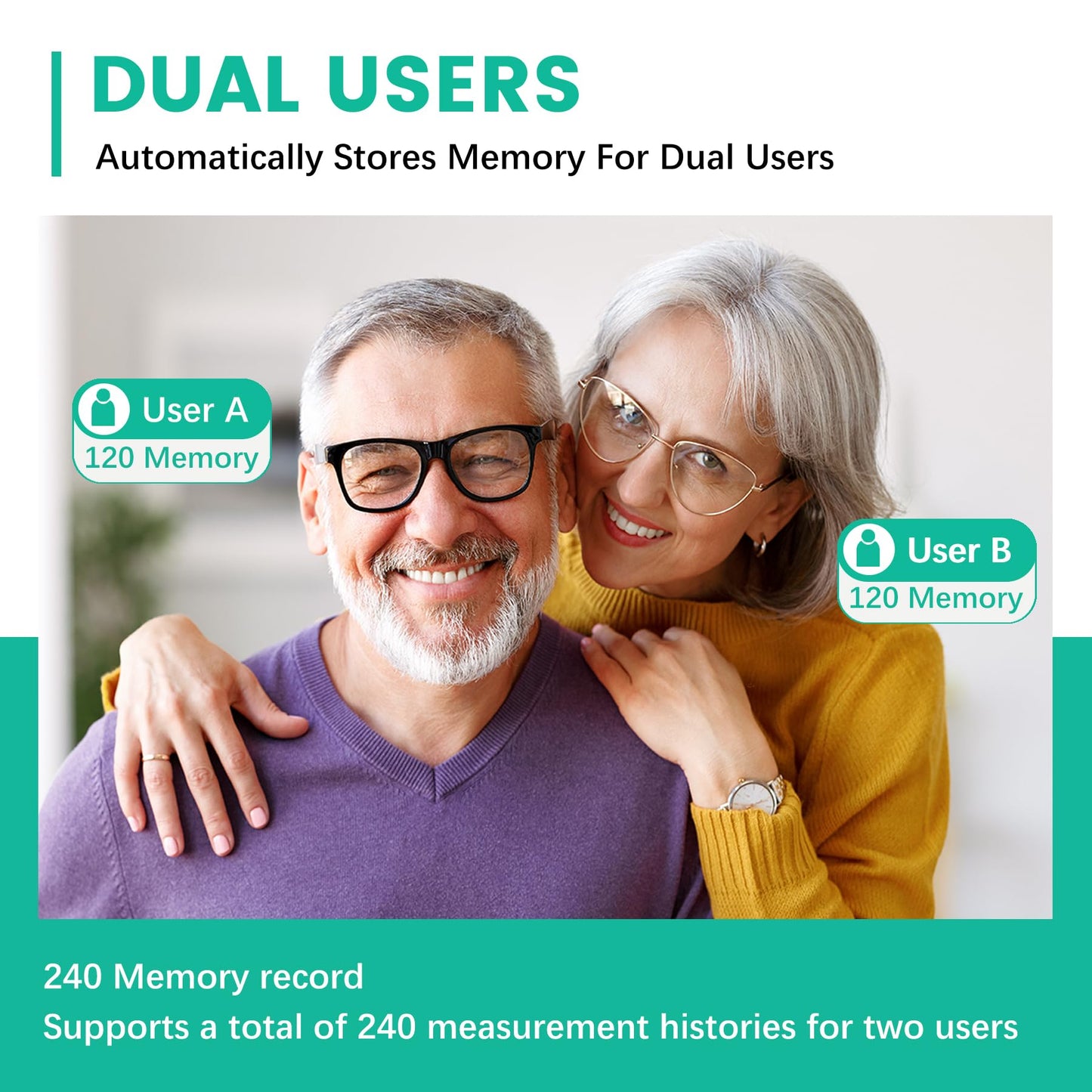 Oklar Blood Pressure Monitor Upper Arm Monitors for Home