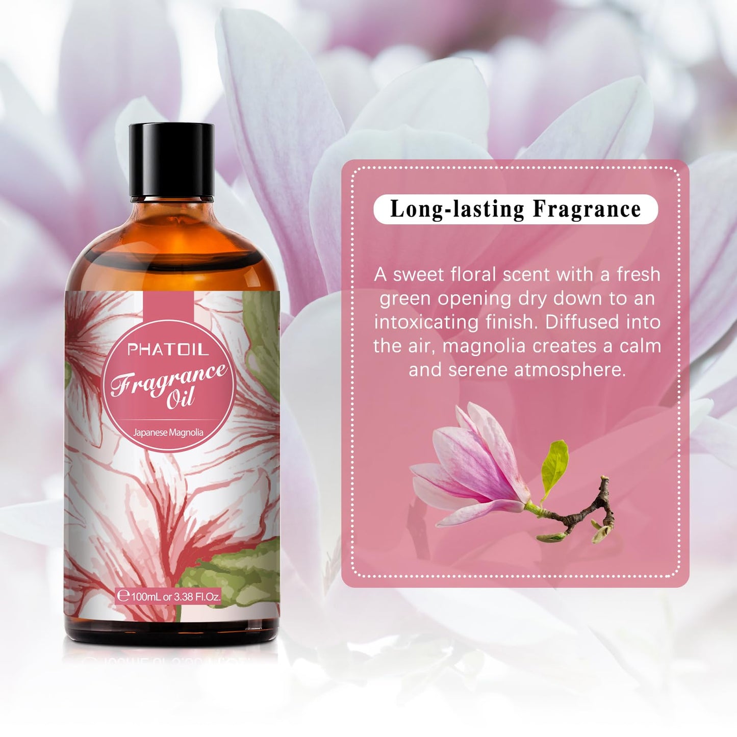 PHATOIL 3.38FL.OZ Coconut & Vanilla Fragrance Oils for Aromatherapy