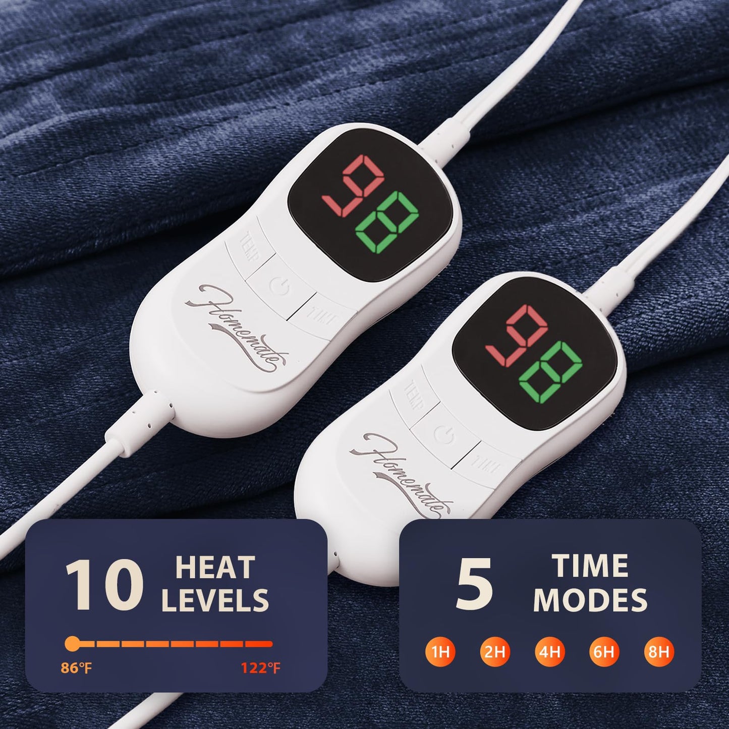 Homemate Heated Blanket Electric Throw