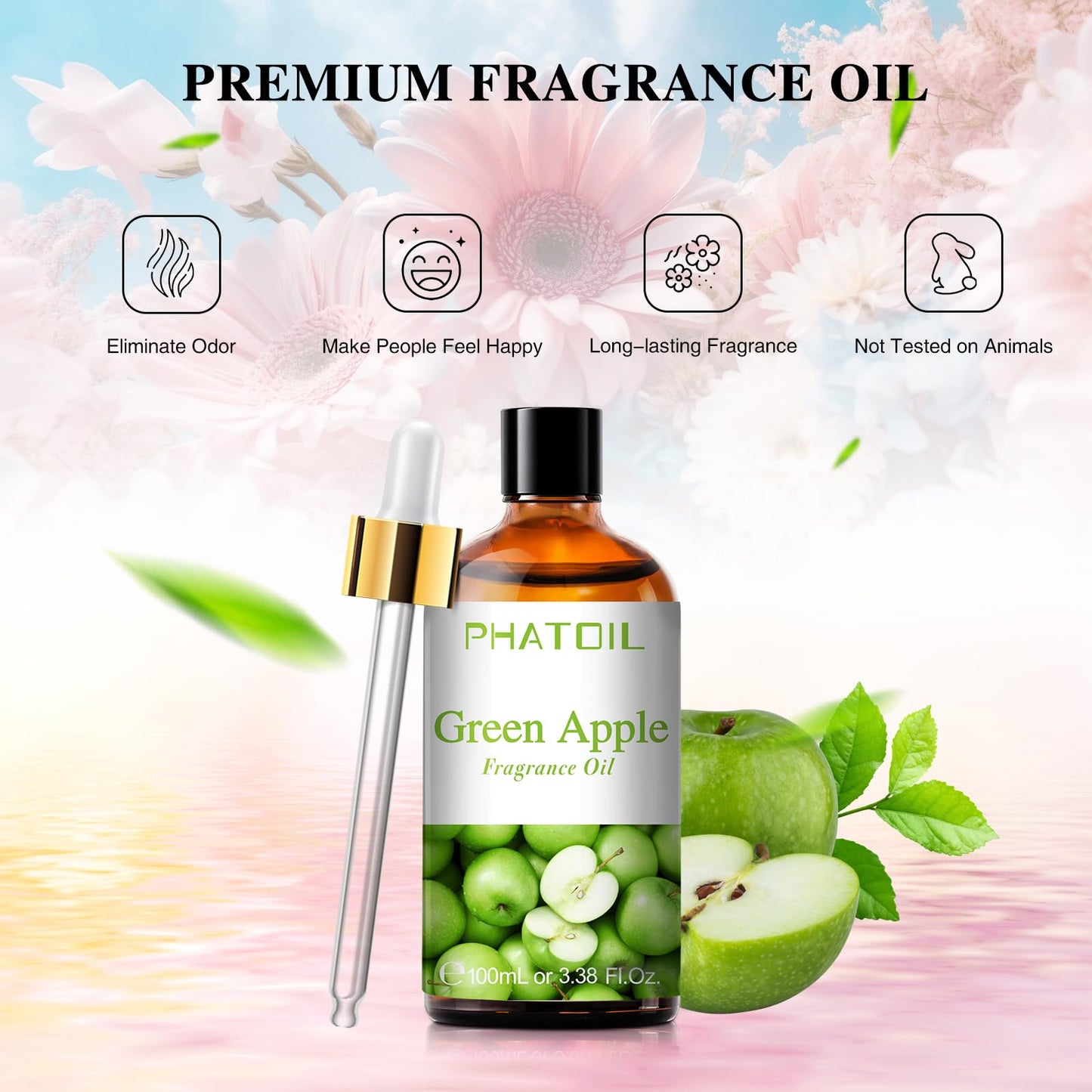 PHATOIL 3.38FL.OZ Coconut & Vanilla Fragrance Oils for Aromatherapy