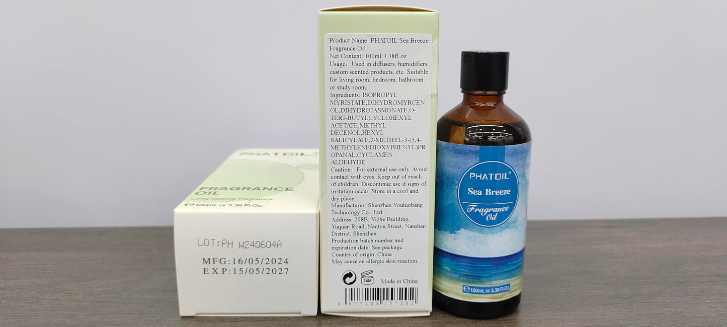 PHATOIL 3.38FL.OZ Coconut & Vanilla Fragrance Oils for Aromatherapy