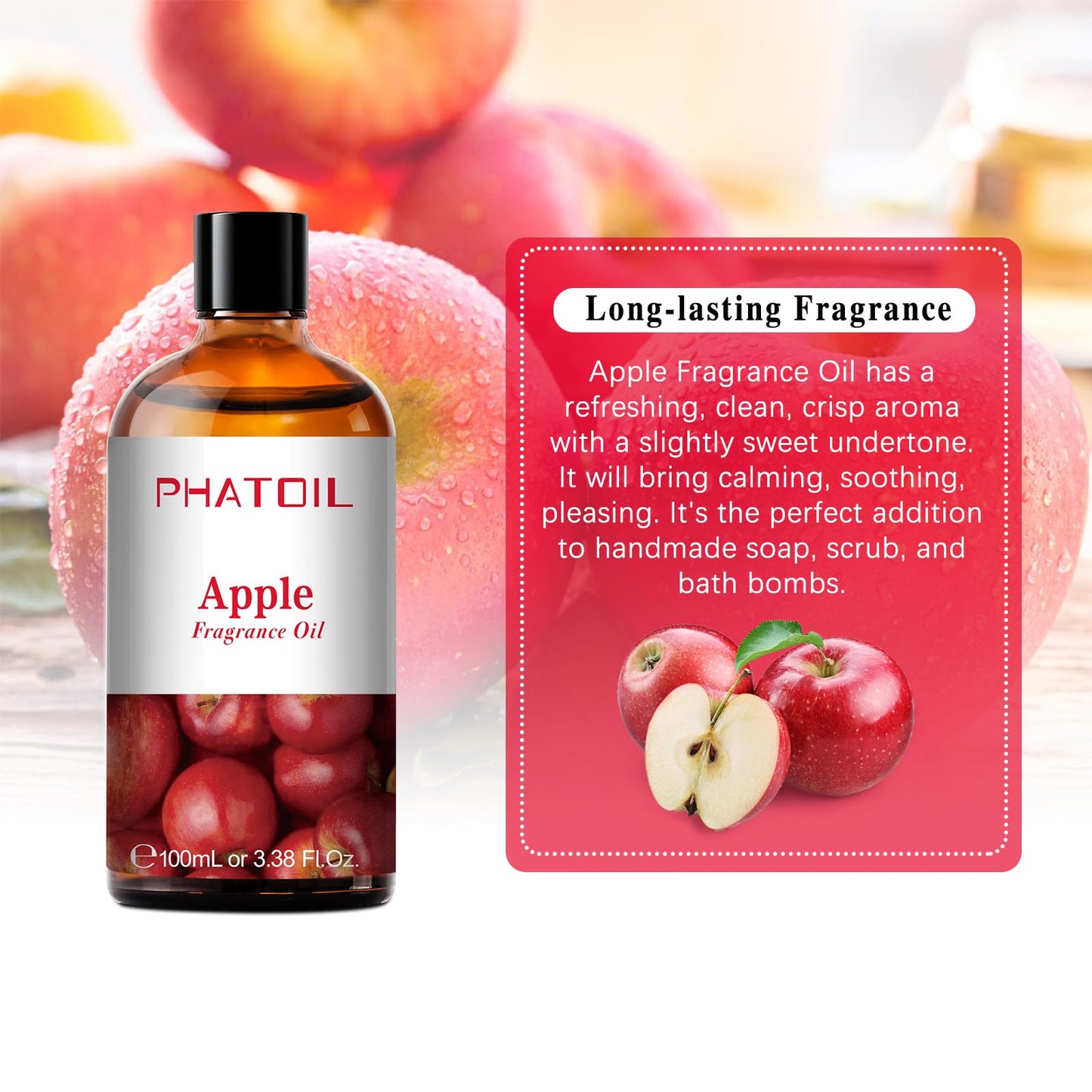 PHATOIL 3.38FL.OZ Coconut & Vanilla Fragrance Oils for Aromatherapy