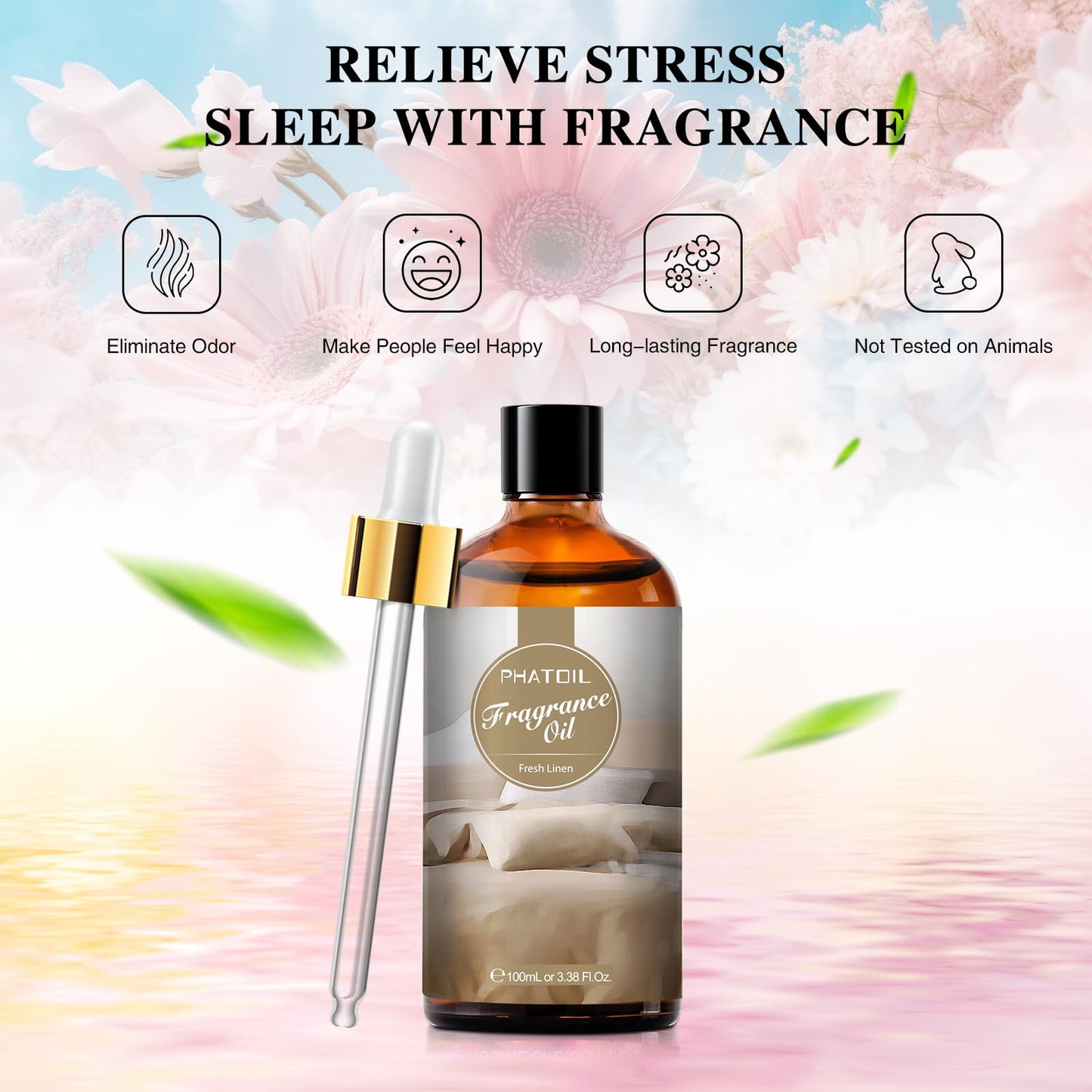 PHATOIL 3.38FL.OZ Coconut & Vanilla Fragrance Oils for Aromatherapy