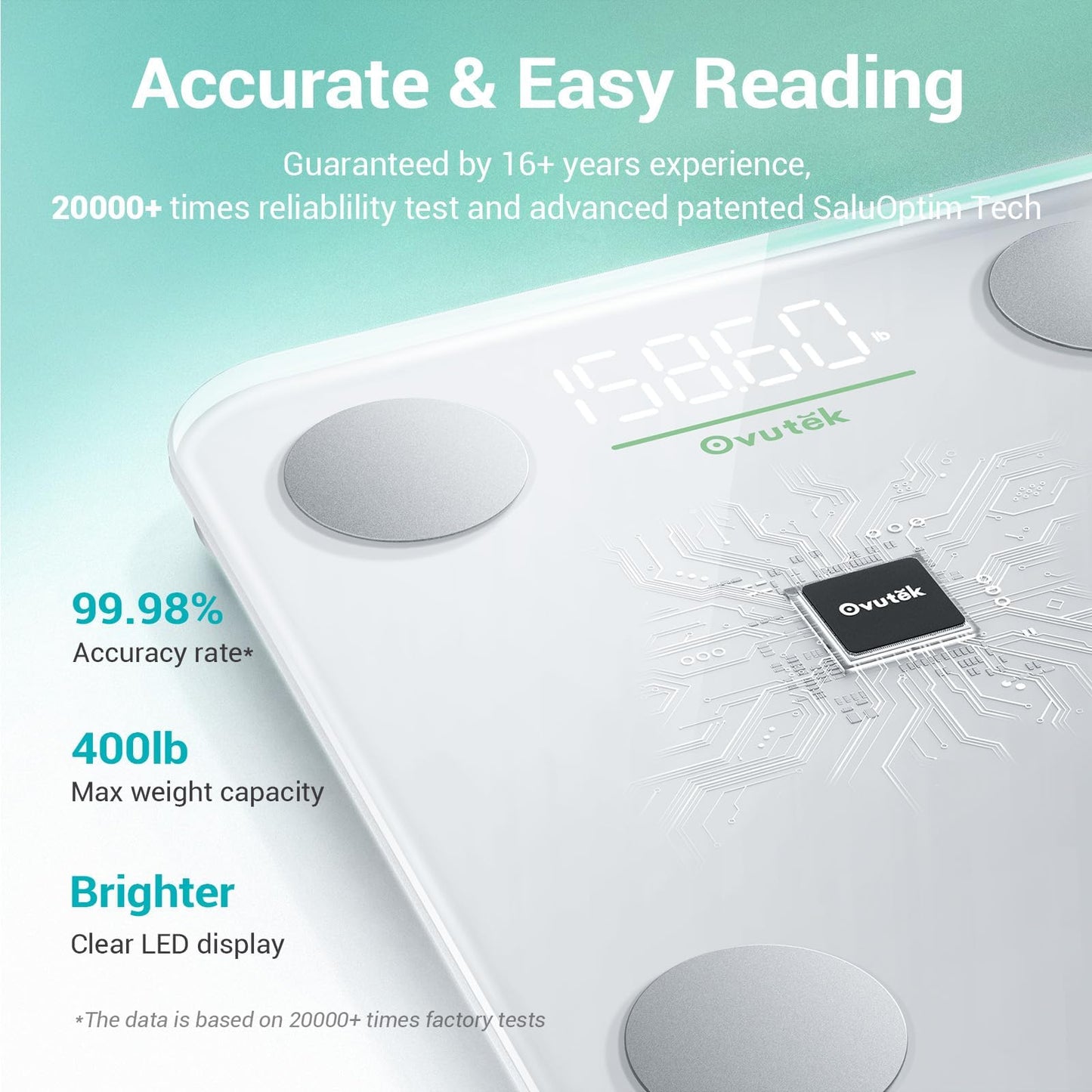 Ovutek Smart Scale for Body Weigh