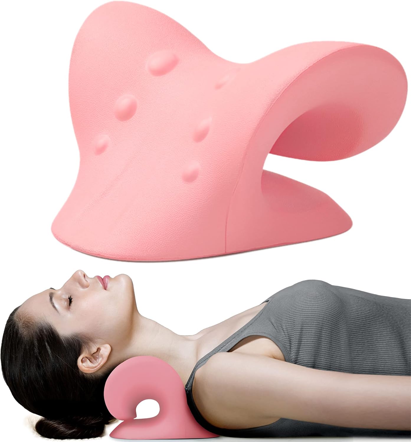 RESTCLOUD Cervical Traction Device For Neck and Shoulder Relaxer