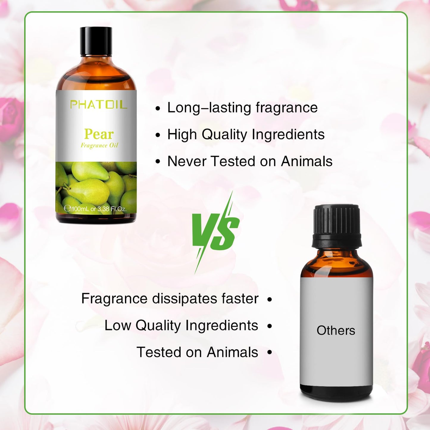PHATOIL 3.38FL.OZ Coconut & Vanilla Fragrance Oils for Aromatherapy
