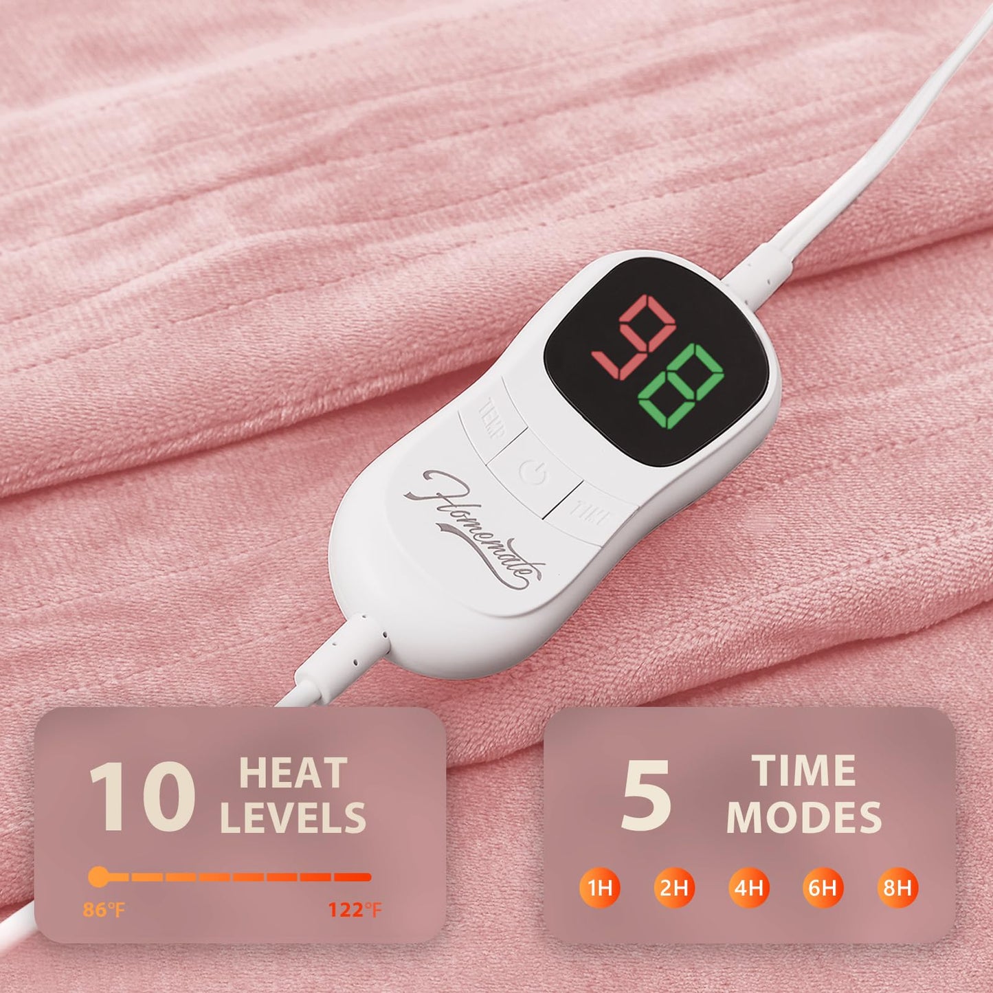 Homemate Heated Blanket Electric Throw