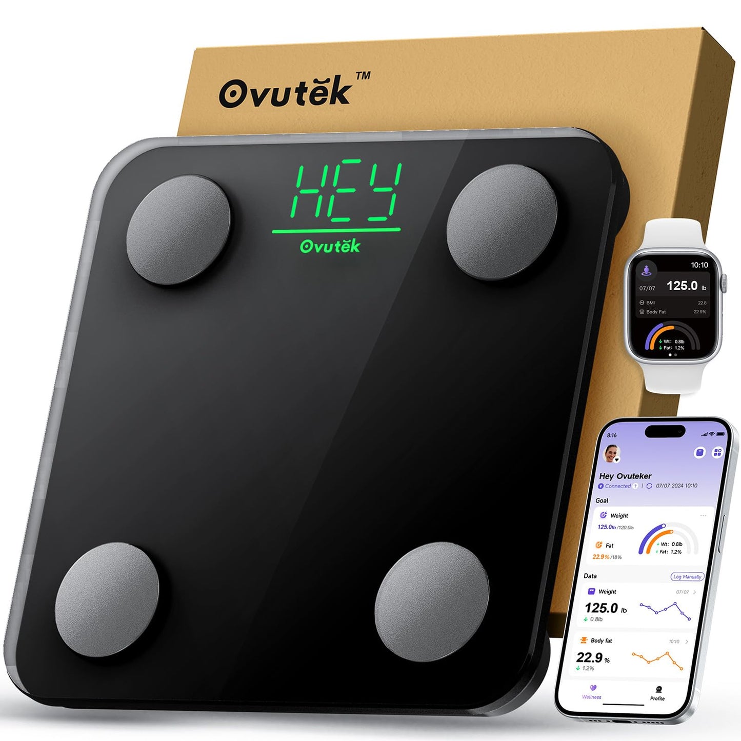 Ovutek Smart Scale for Body Weigh