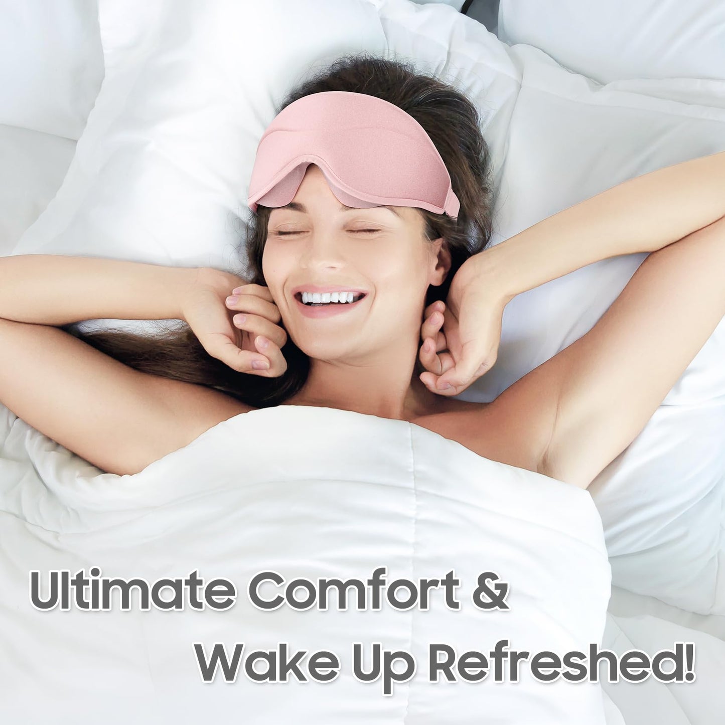 MOEASEii Sleep Mask - Total Blackout 3D Sleeping Mask