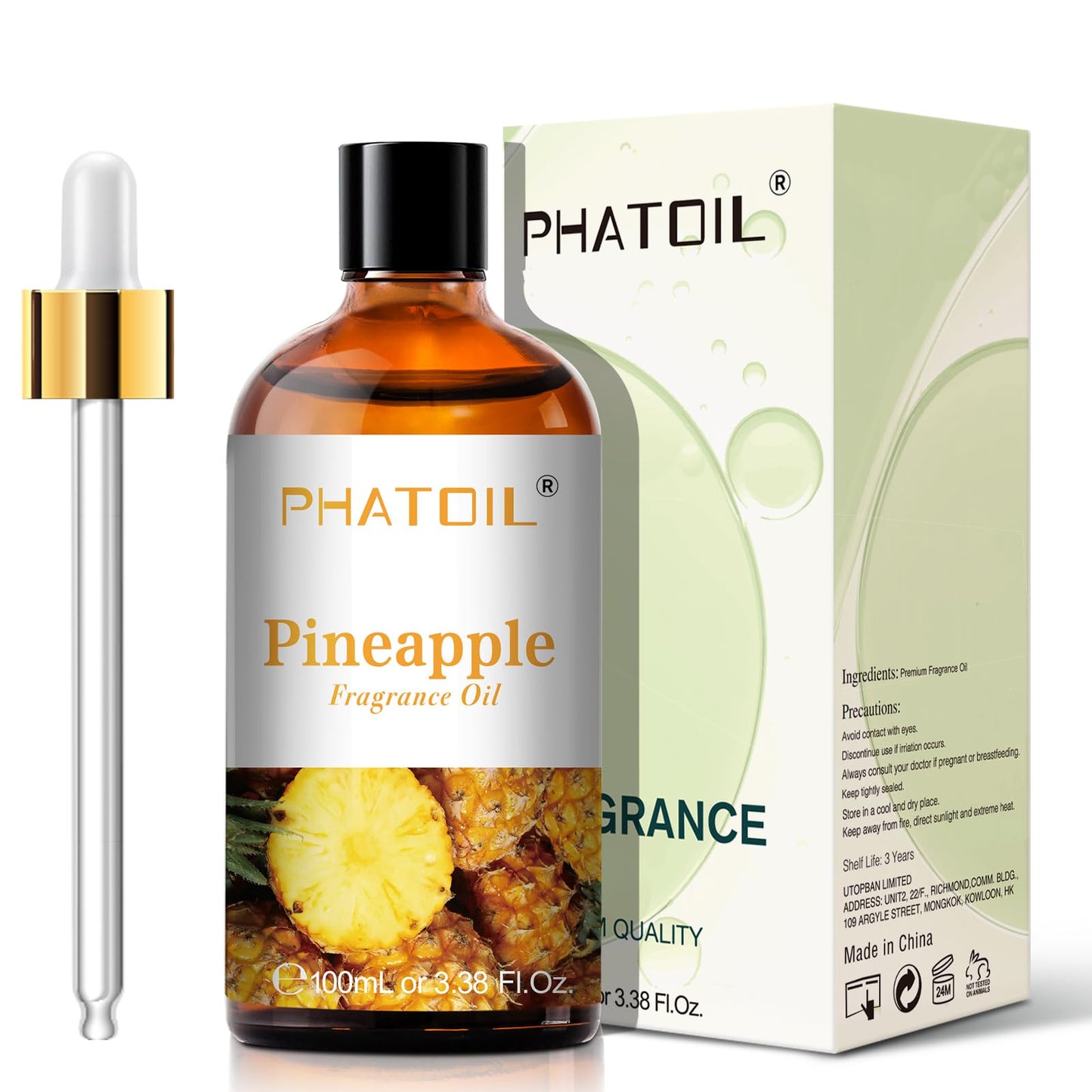 PHATOIL 3.38FL.OZ Coconut & Vanilla Fragrance Oils for Aromatherapy