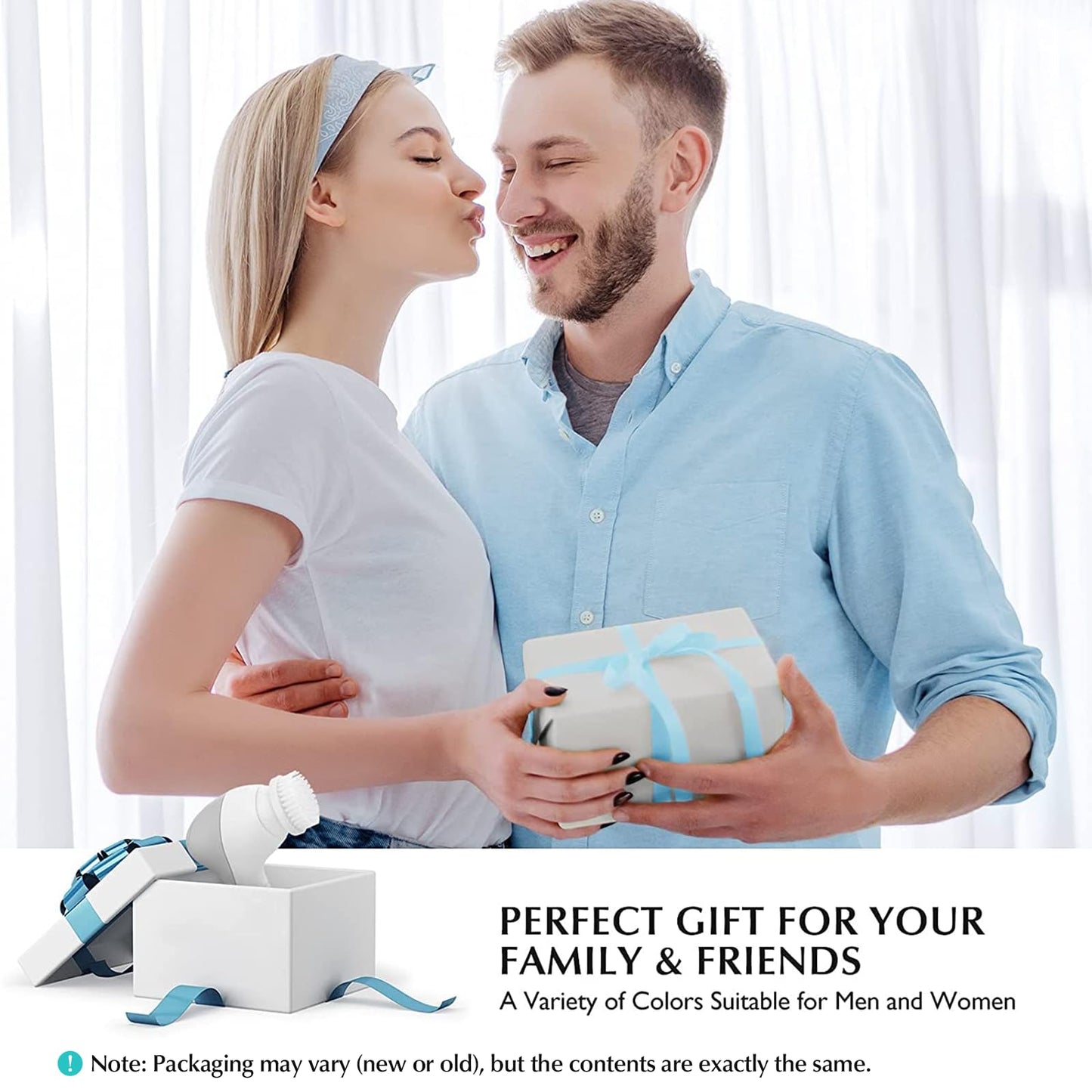 COSLUS Facial Cleansing Brush Silicone Face Scrubber