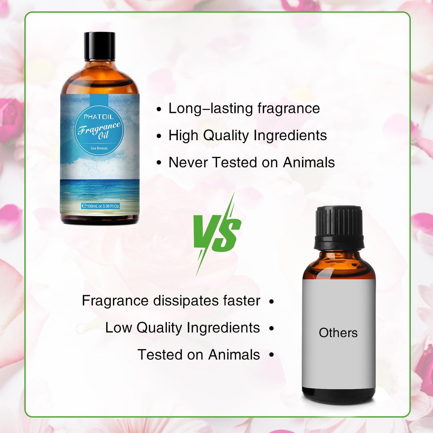 PHATOIL 3.38FL.OZ Coconut & Vanilla Fragrance Oils for Aromatherapy