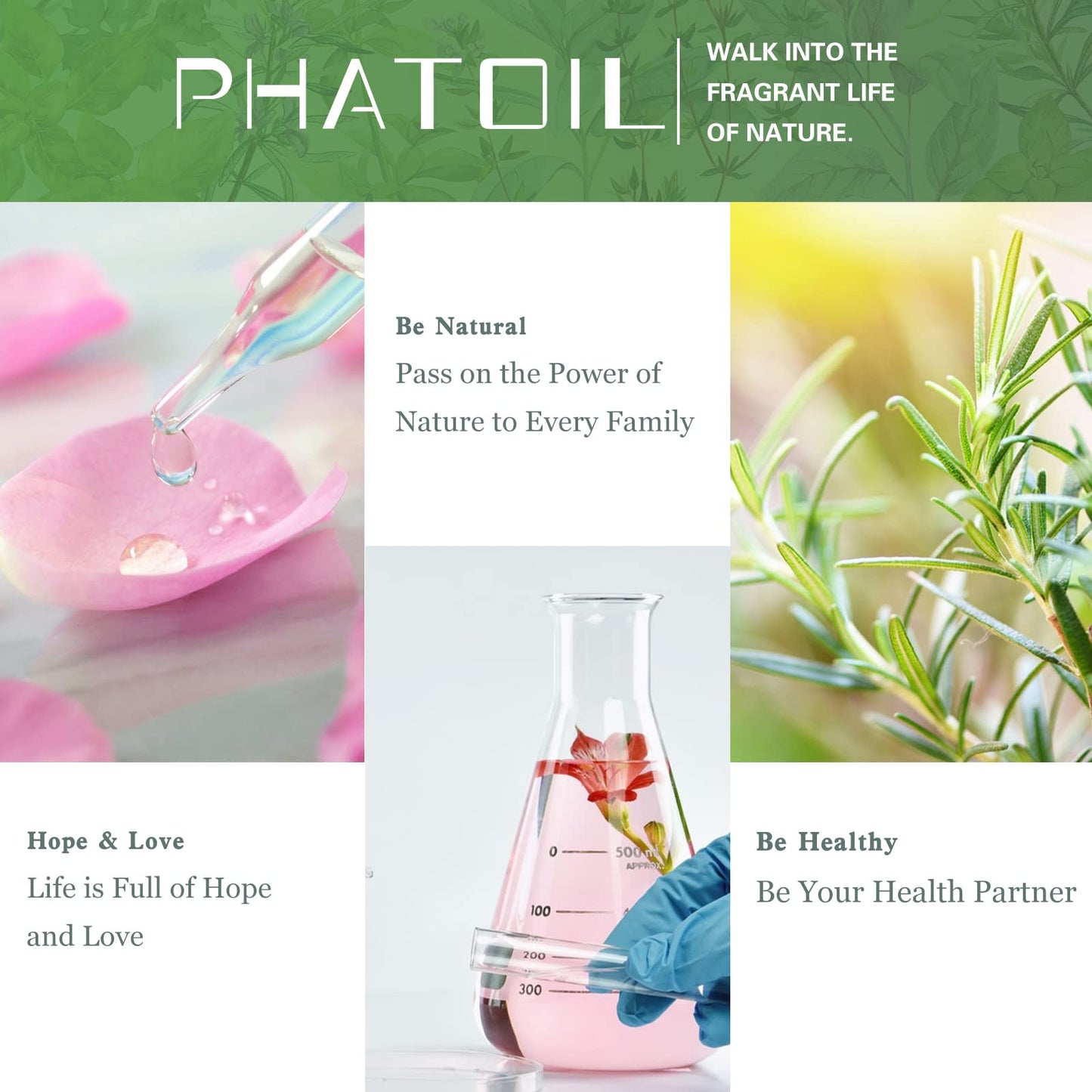 PHATOIL 3.38FL.OZ Coconut & Vanilla Fragrance Oils for Aromatherapy