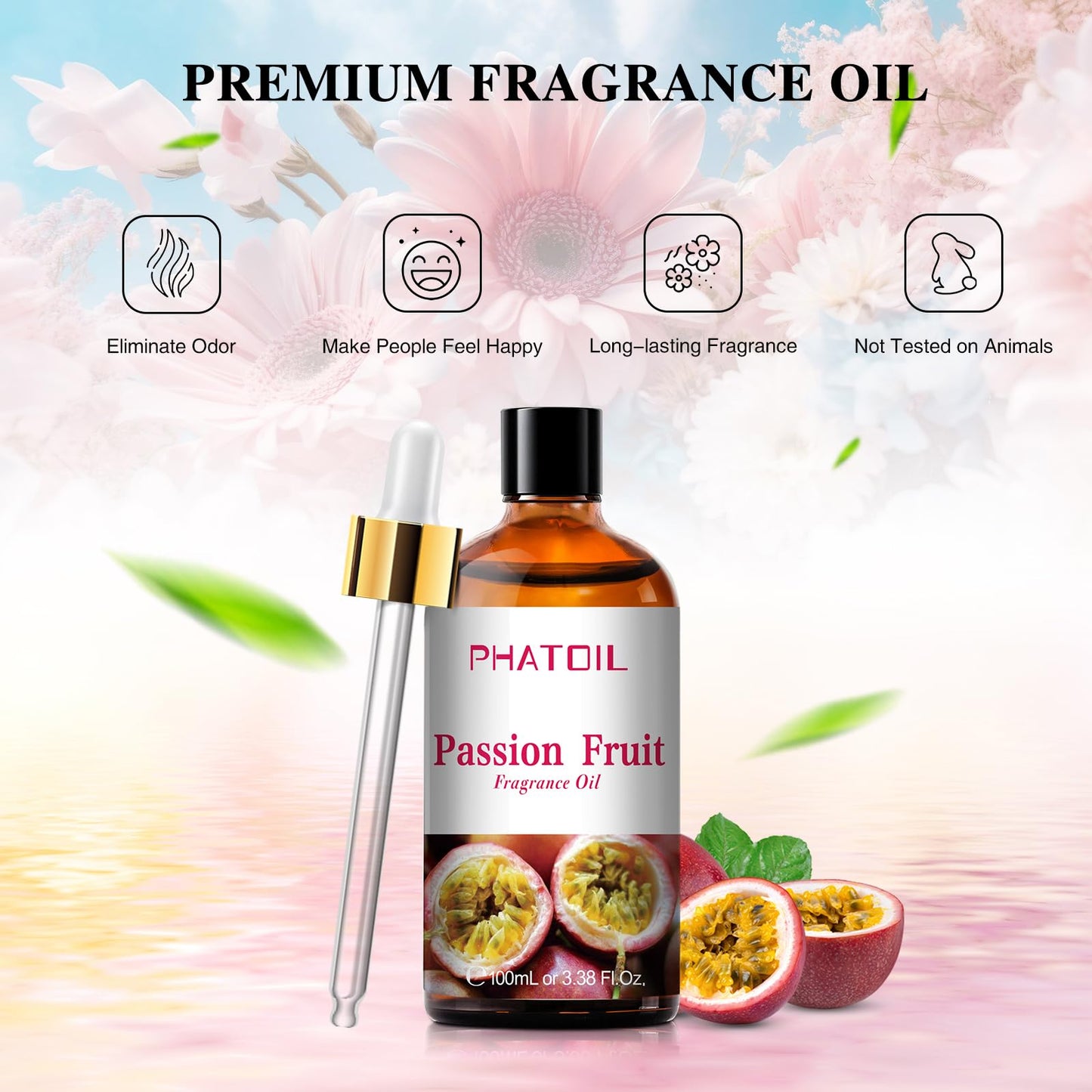 PHATOIL 3.38FL.OZ Coconut & Vanilla Fragrance Oils for Aromatherapy