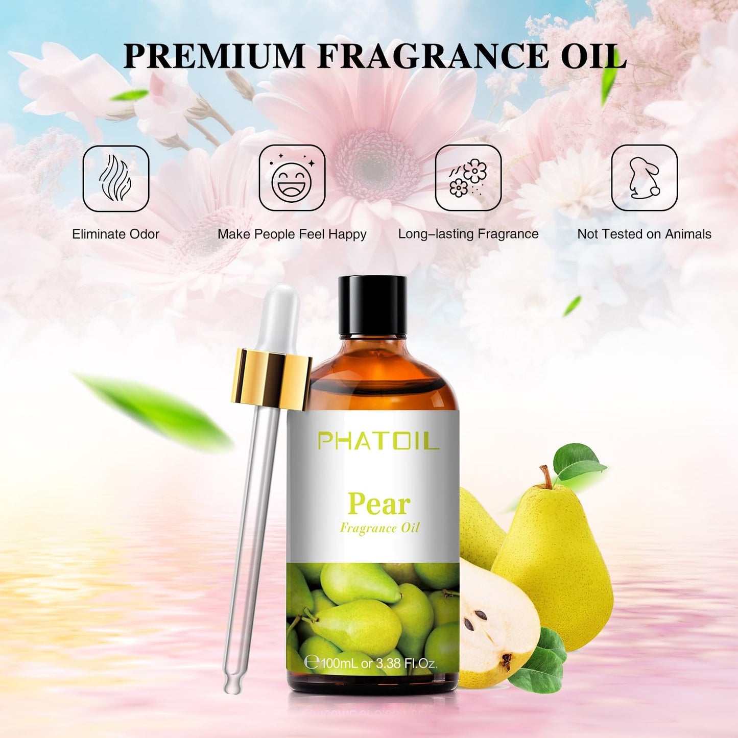 PHATOIL 3.38FL.OZ Coconut & Vanilla Fragrance Oils for Aromatherapy