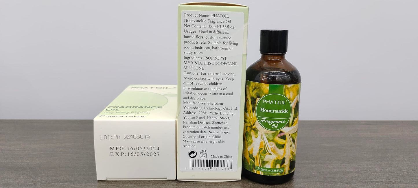 PHATOIL 3.38FL.OZ Coconut & Vanilla Fragrance Oils for Aromatherapy