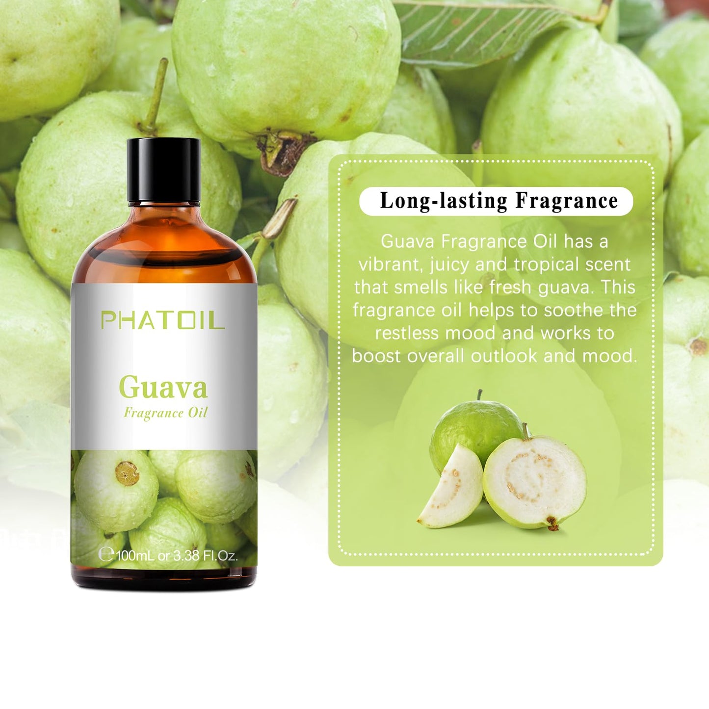 PHATOIL 3.38FL.OZ Coconut & Vanilla Fragrance Oils for Aromatherapy