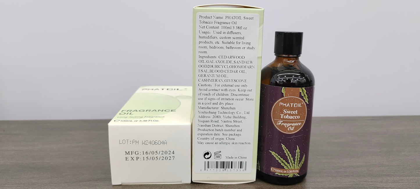 PHATOIL 3.38FL.OZ Coconut & Vanilla Fragrance Oils for Aromatherapy