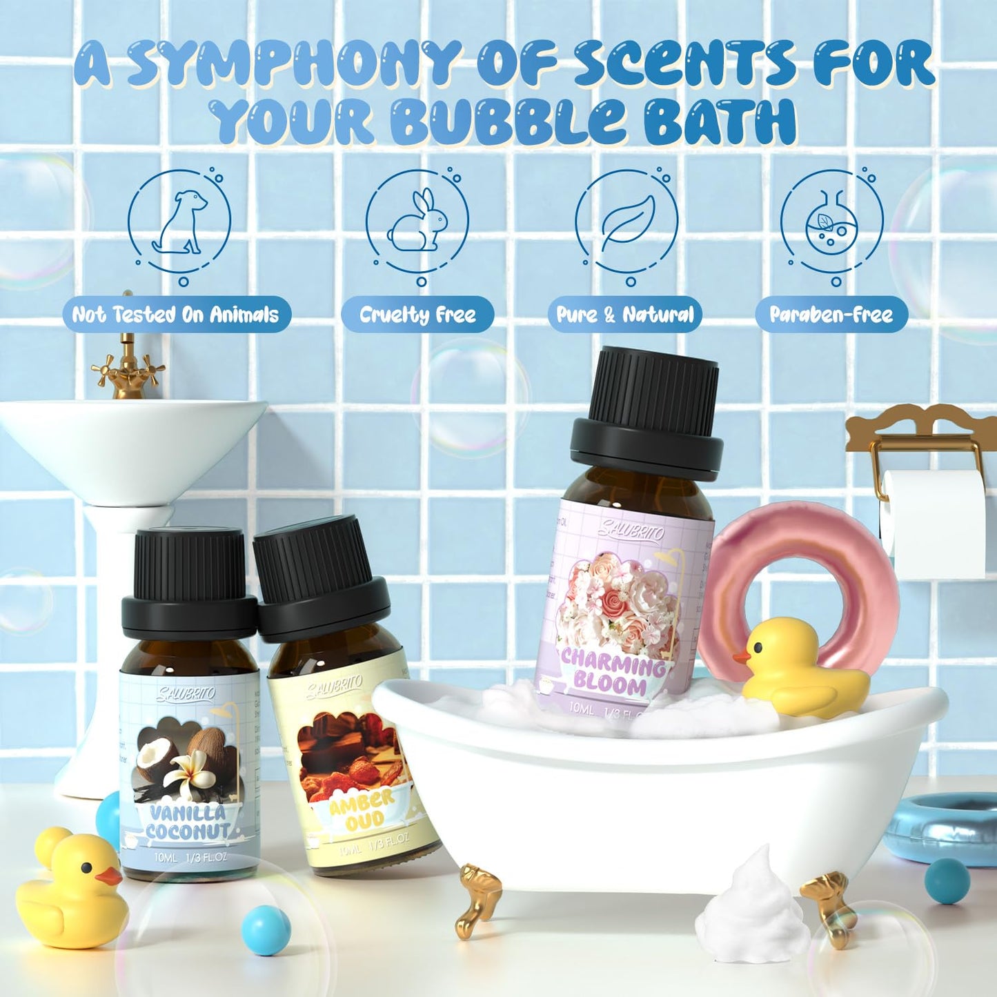 SALUBRITO Clean Fragrance Oils Set