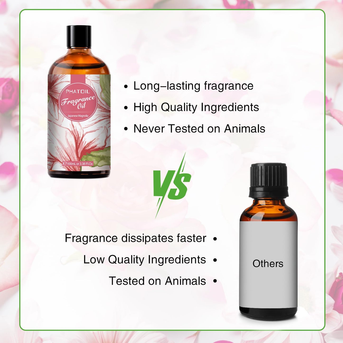 PHATOIL 3.38FL.OZ Coconut & Vanilla Fragrance Oils for Aromatherapy