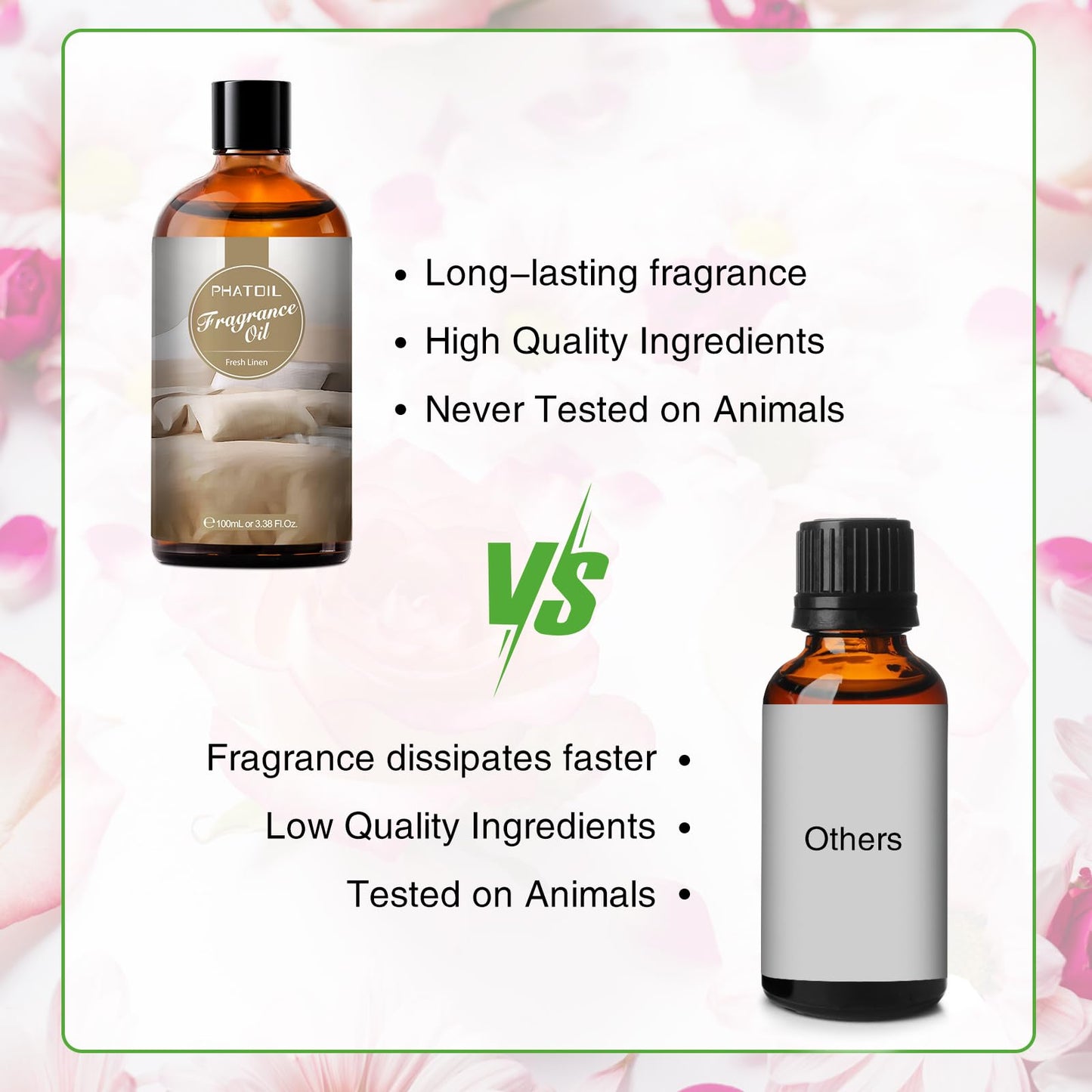 PHATOIL 3.38FL.OZ Coconut & Vanilla Fragrance Oils for Aromatherapy