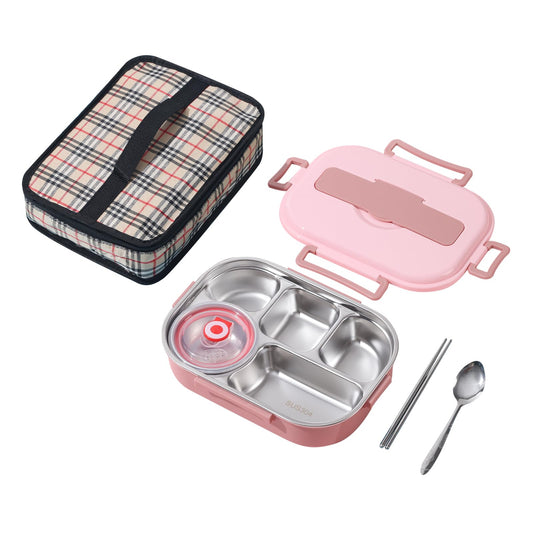 YIWUJB Portable Stainless Steel Meal Box Set With Cutlery