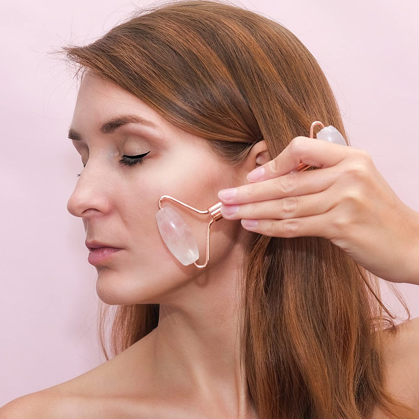 huefull Genuine Jade Roller & Gua Sha Set for Face