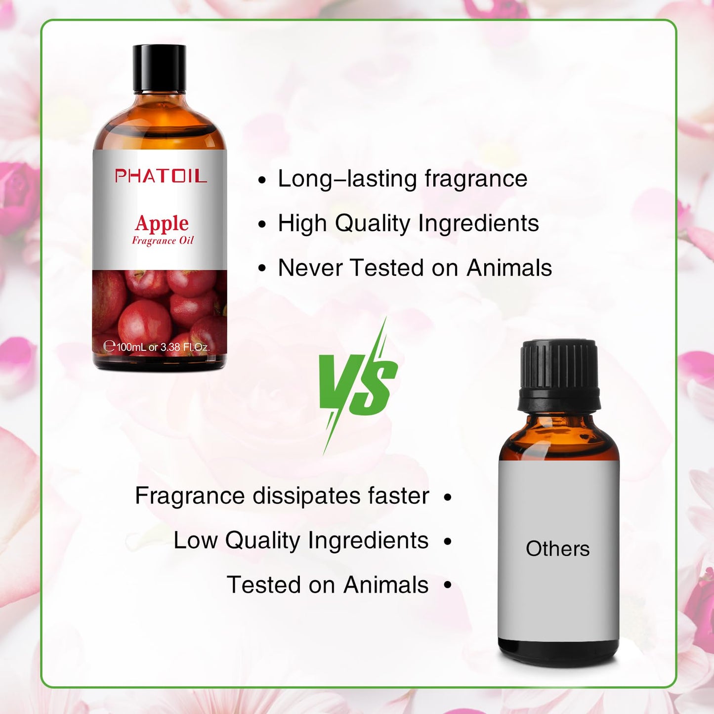 PHATOIL 3.38FL.OZ Coconut & Vanilla Fragrance Oils for Aromatherapy