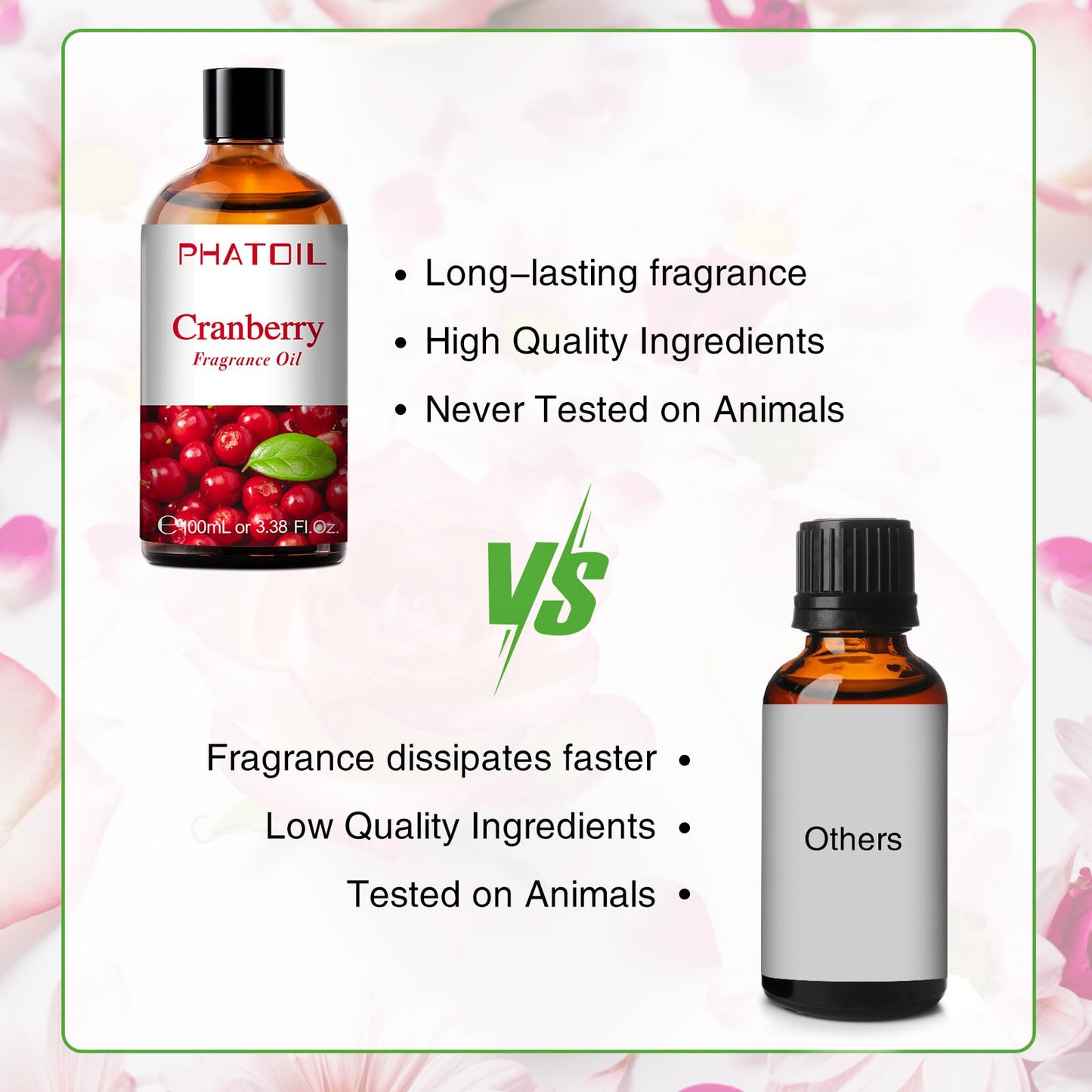 PHATOIL 3.38FL.OZ Coconut & Vanilla Fragrance Oils for Aromatherapy