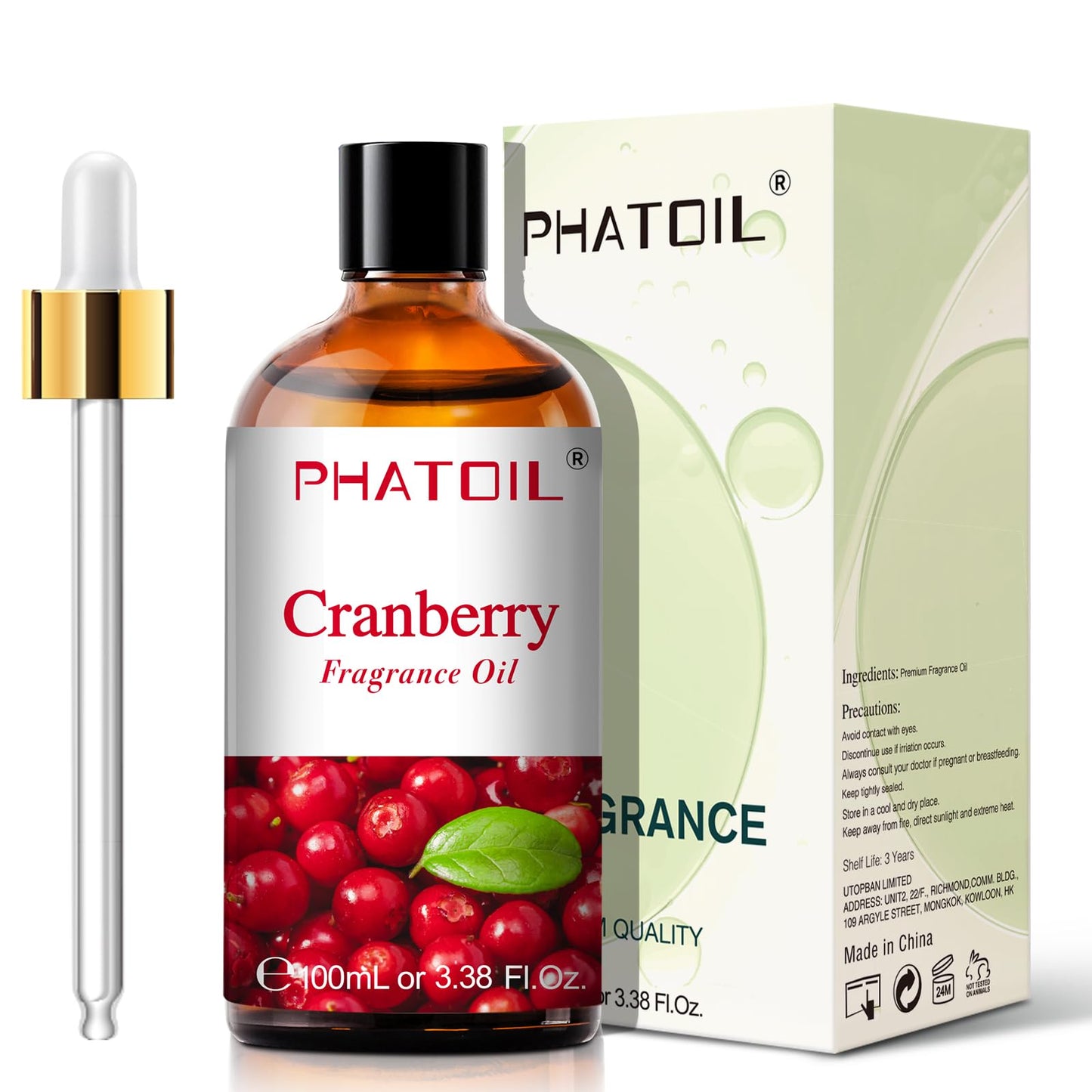 PHATOIL 3.38FL.OZ Coconut & Vanilla Fragrance Oils for Aromatherapy