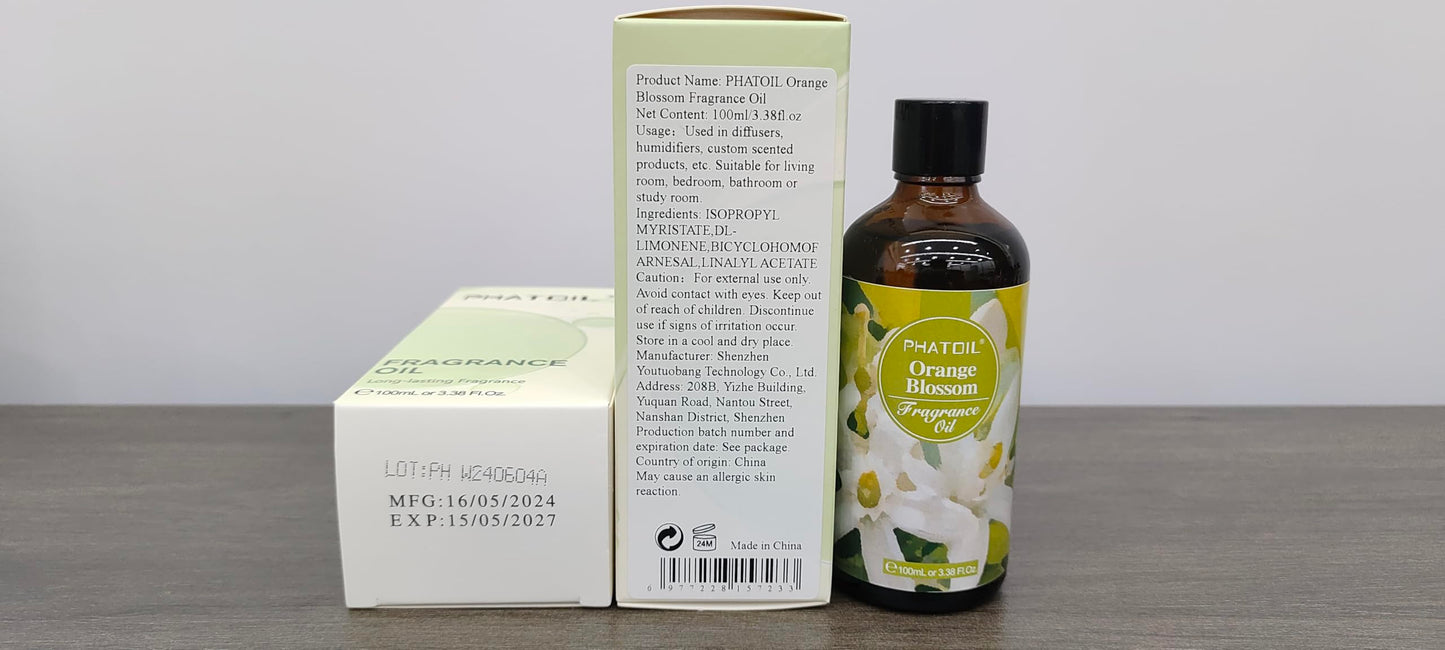PHATOIL 3.38FL.OZ Coconut & Vanilla Fragrance Oils for Aromatherapy