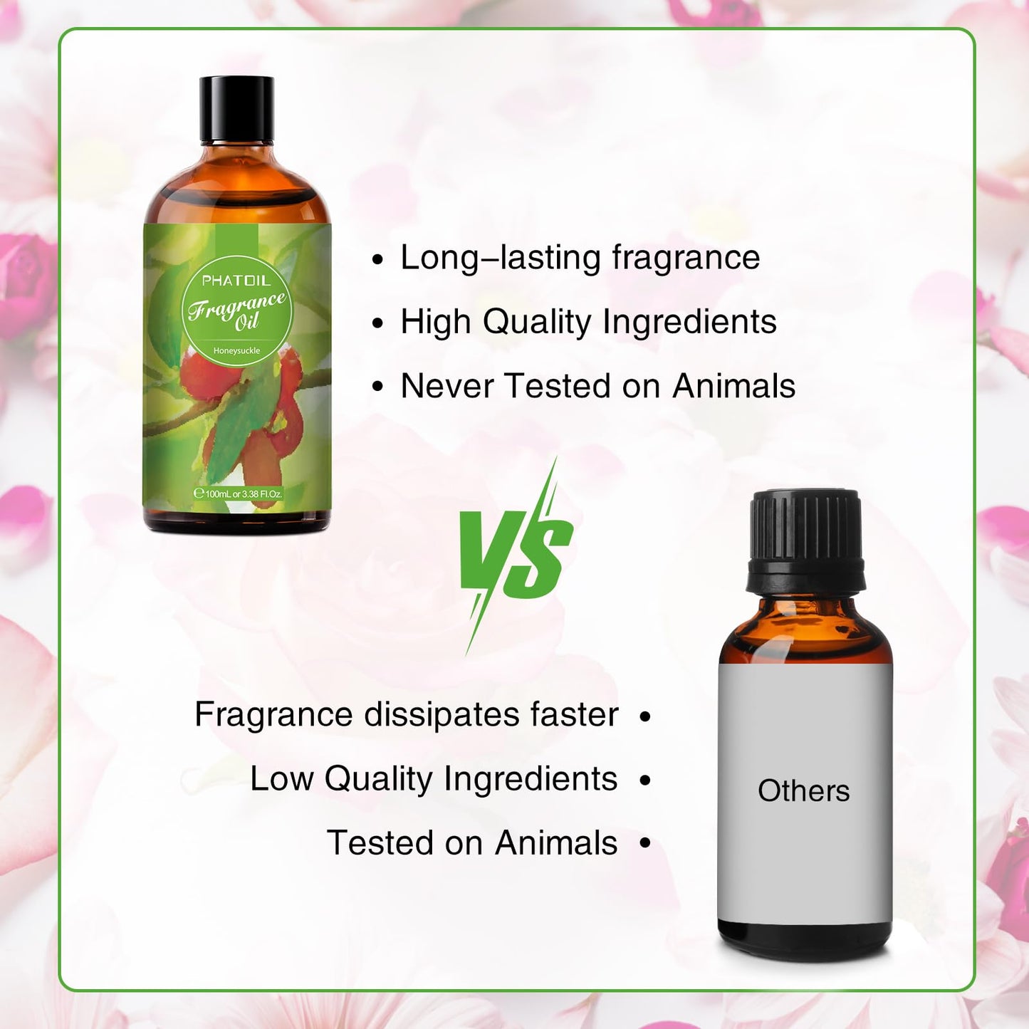 PHATOIL 3.38FL.OZ Coconut & Vanilla Fragrance Oils for Aromatherapy