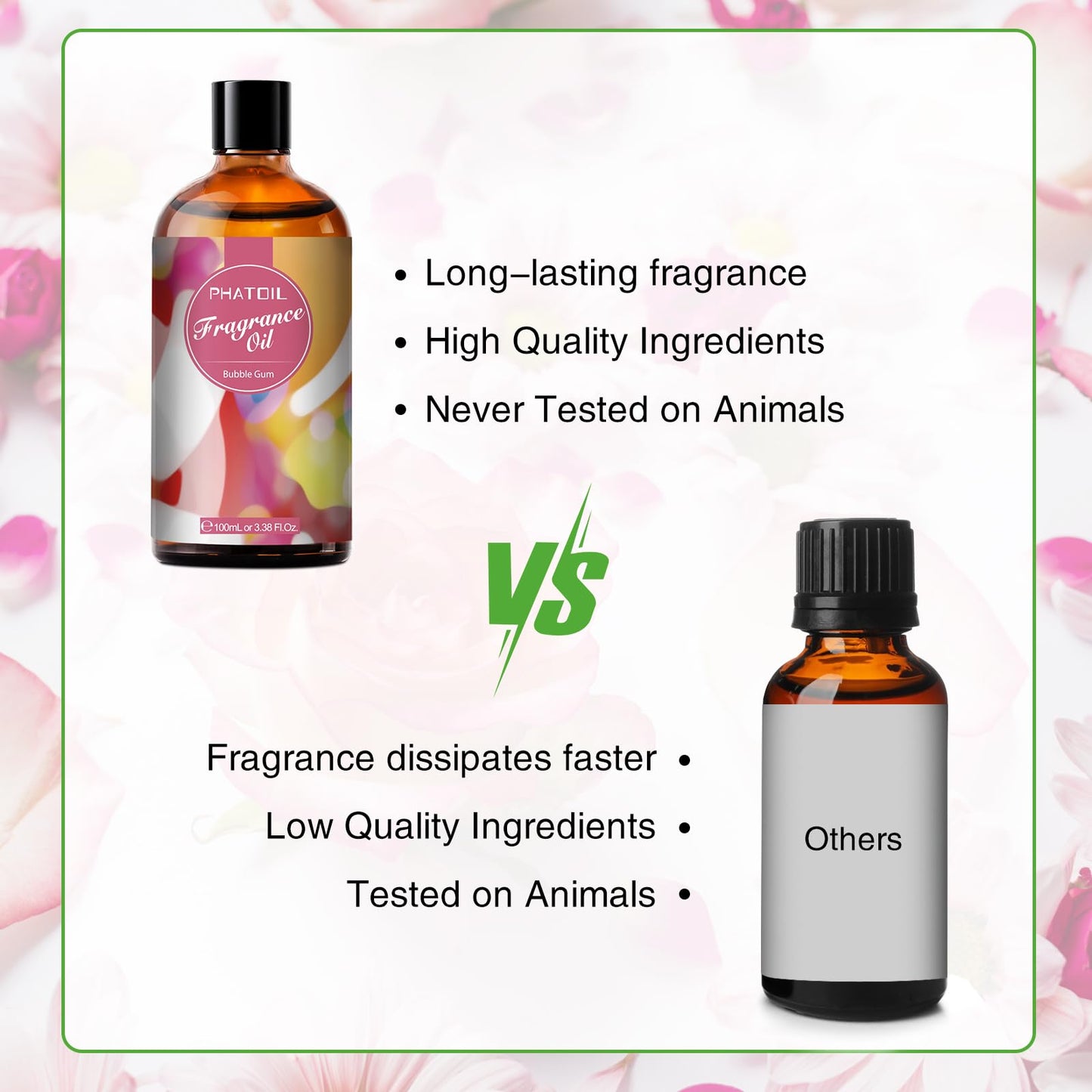 PHATOIL 3.38FL.OZ Coconut & Vanilla Fragrance Oils for Aromatherapy