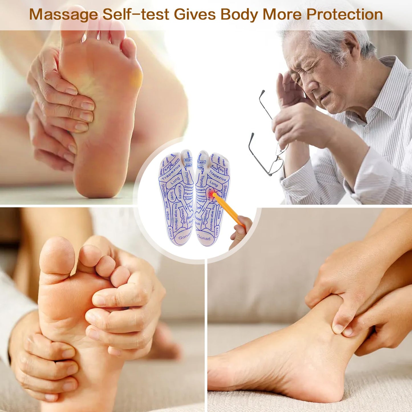 Muomdid Reflexology Socks with Trigger Point Massage Tools