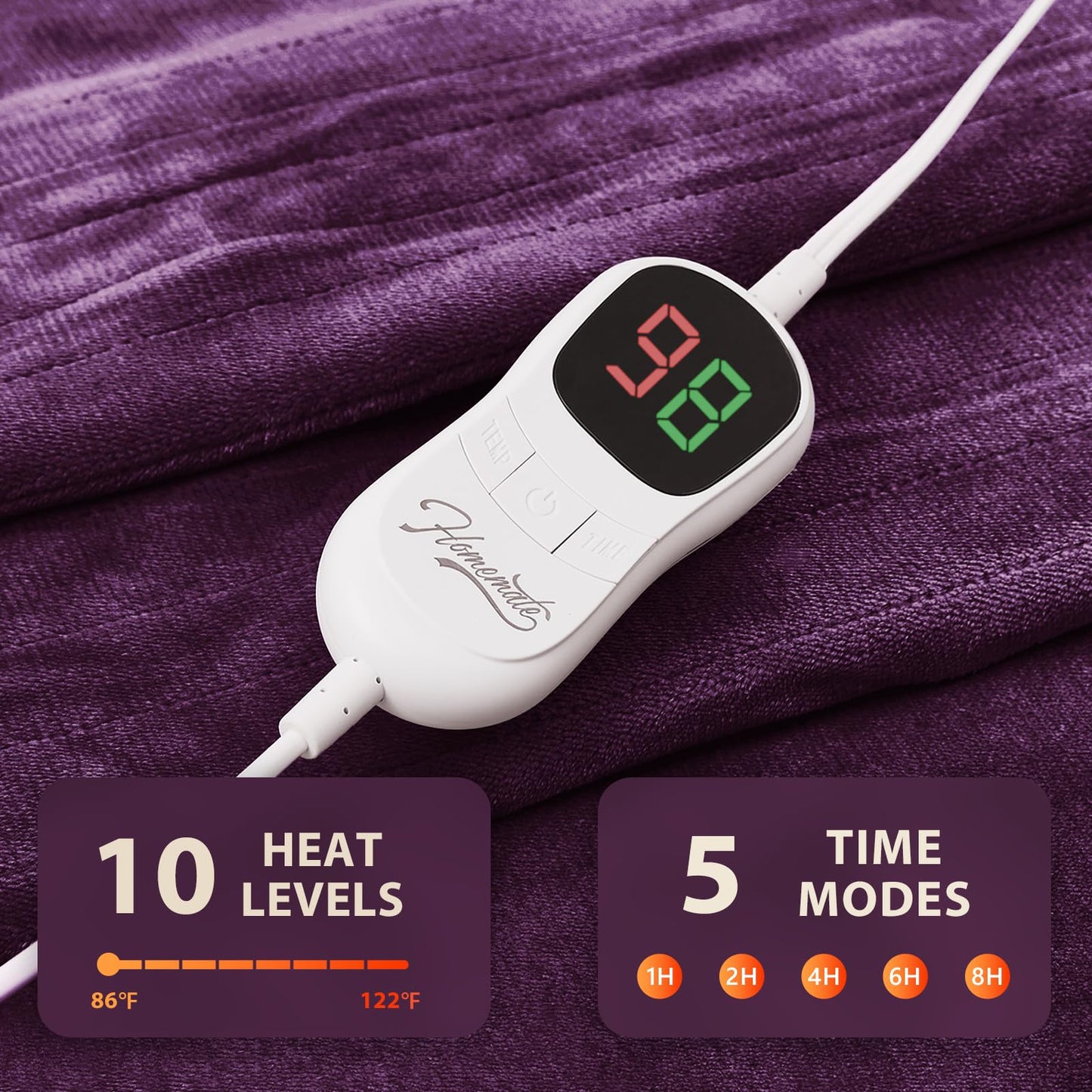Homemate Heated Blanket Electric Throw