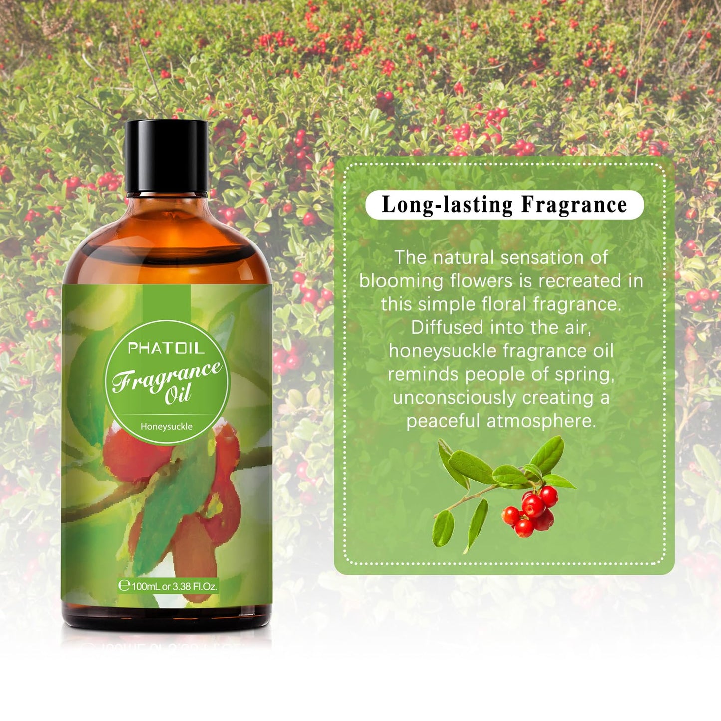 PHATOIL 3.38FL.OZ Coconut & Vanilla Fragrance Oils for Aromatherapy
