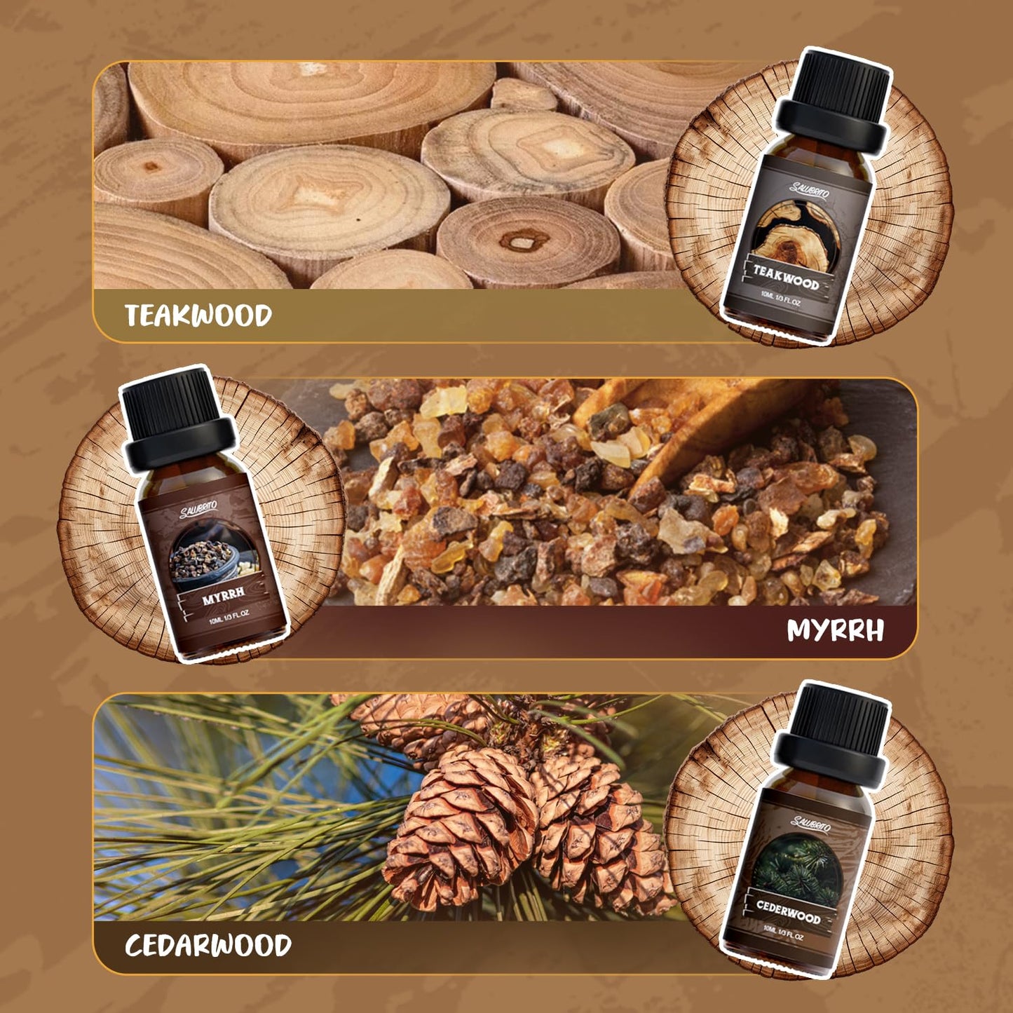 SALUBRITO Clean Fragrance Oils Set