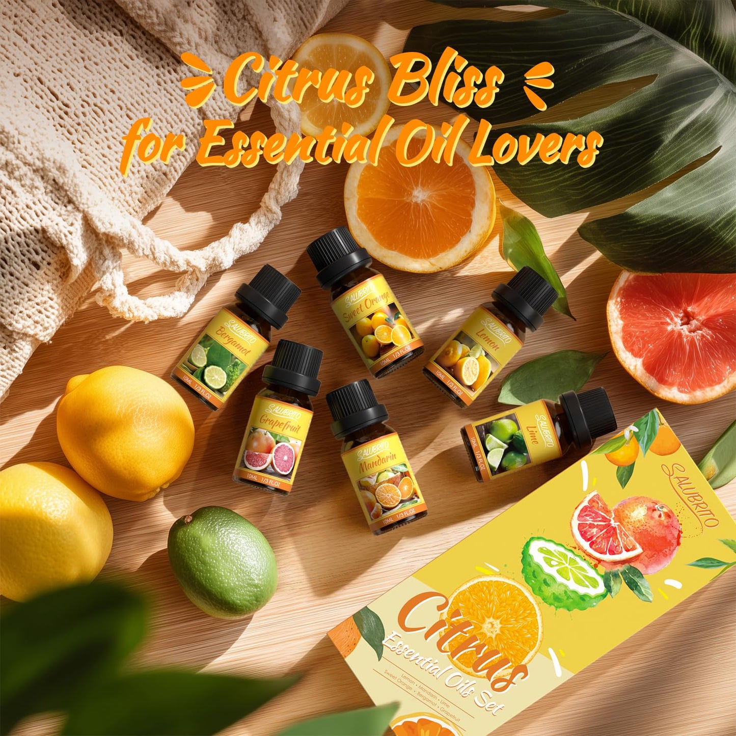 SALUBRITO Clean Fragrance Oils Set