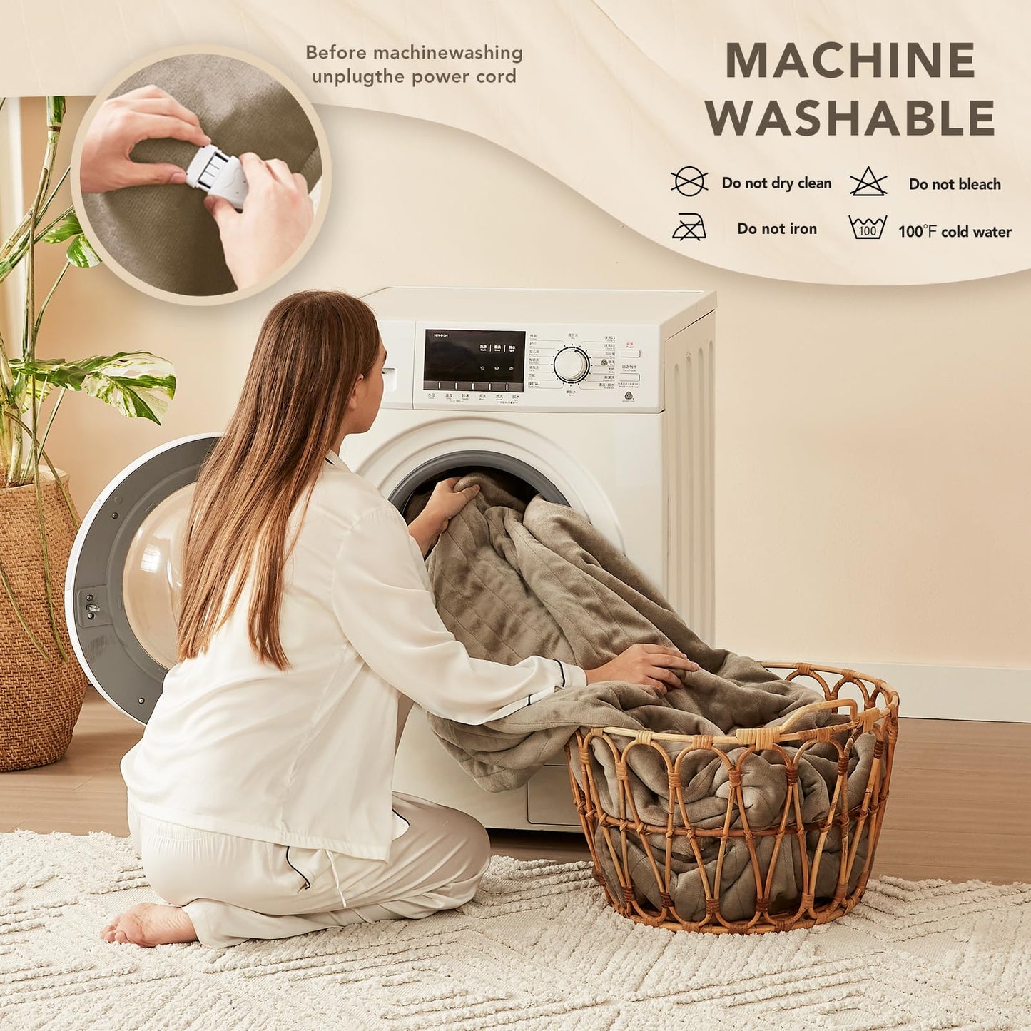 Homemate Heated Blanket Electric Throw
