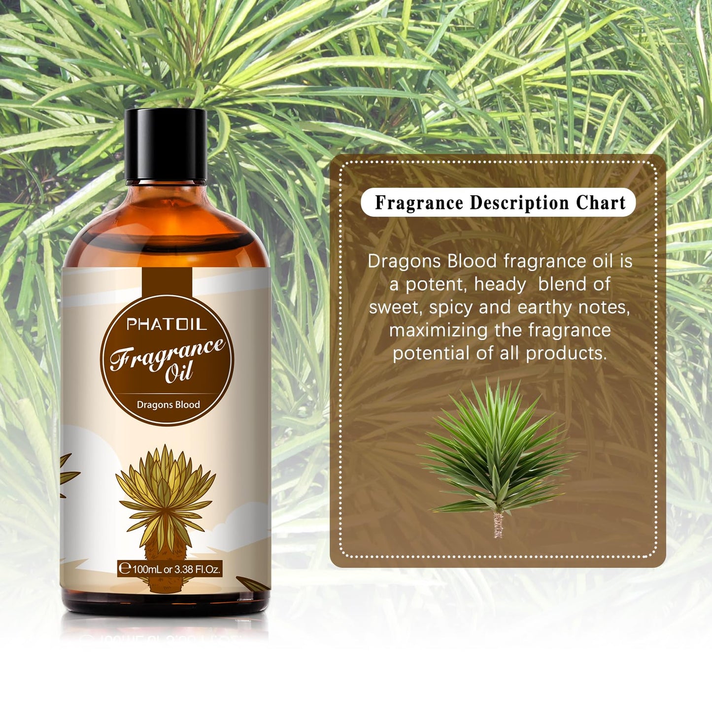 PHATOIL 3.38FL.OZ Coconut & Vanilla Fragrance Oils for Aromatherapy