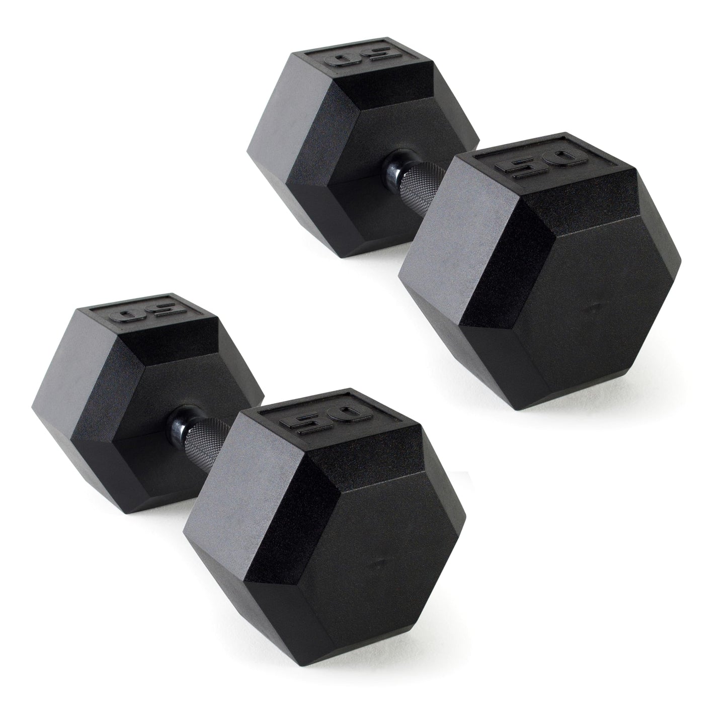 CAP Barbell 10 LB Coated Hex Dumbbell Weight Pair with Black Handle